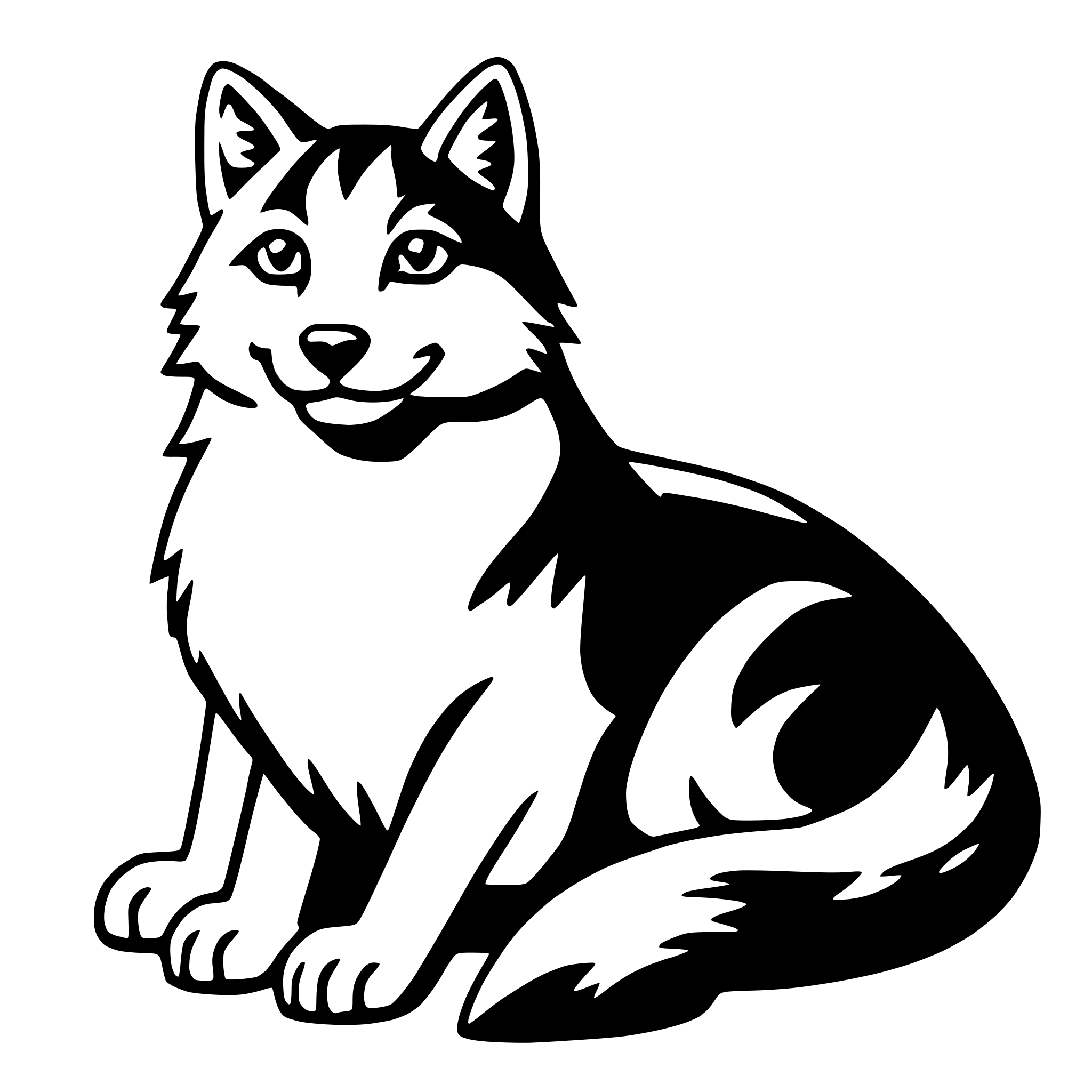 AI-generated SVG of 'inari'