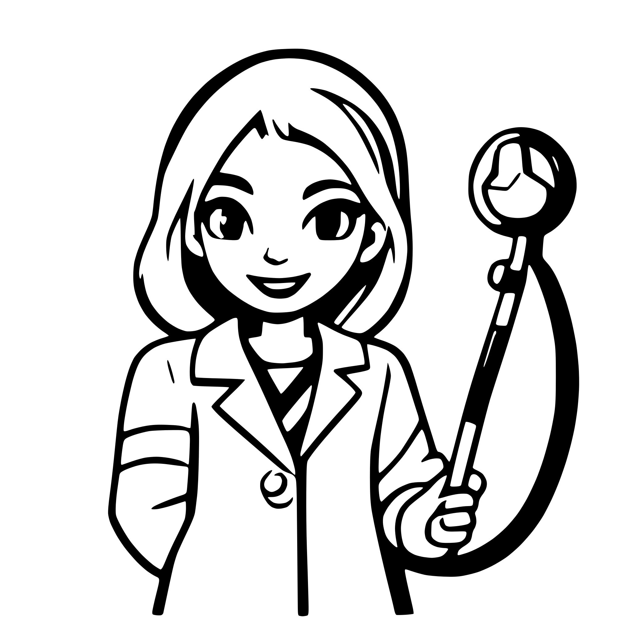 AI-generated SVG of a medical history