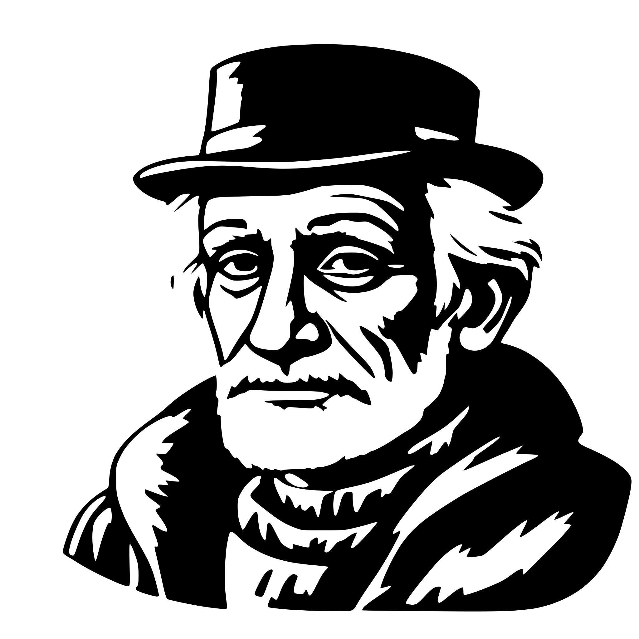 AI-generated SVG of 'old man'