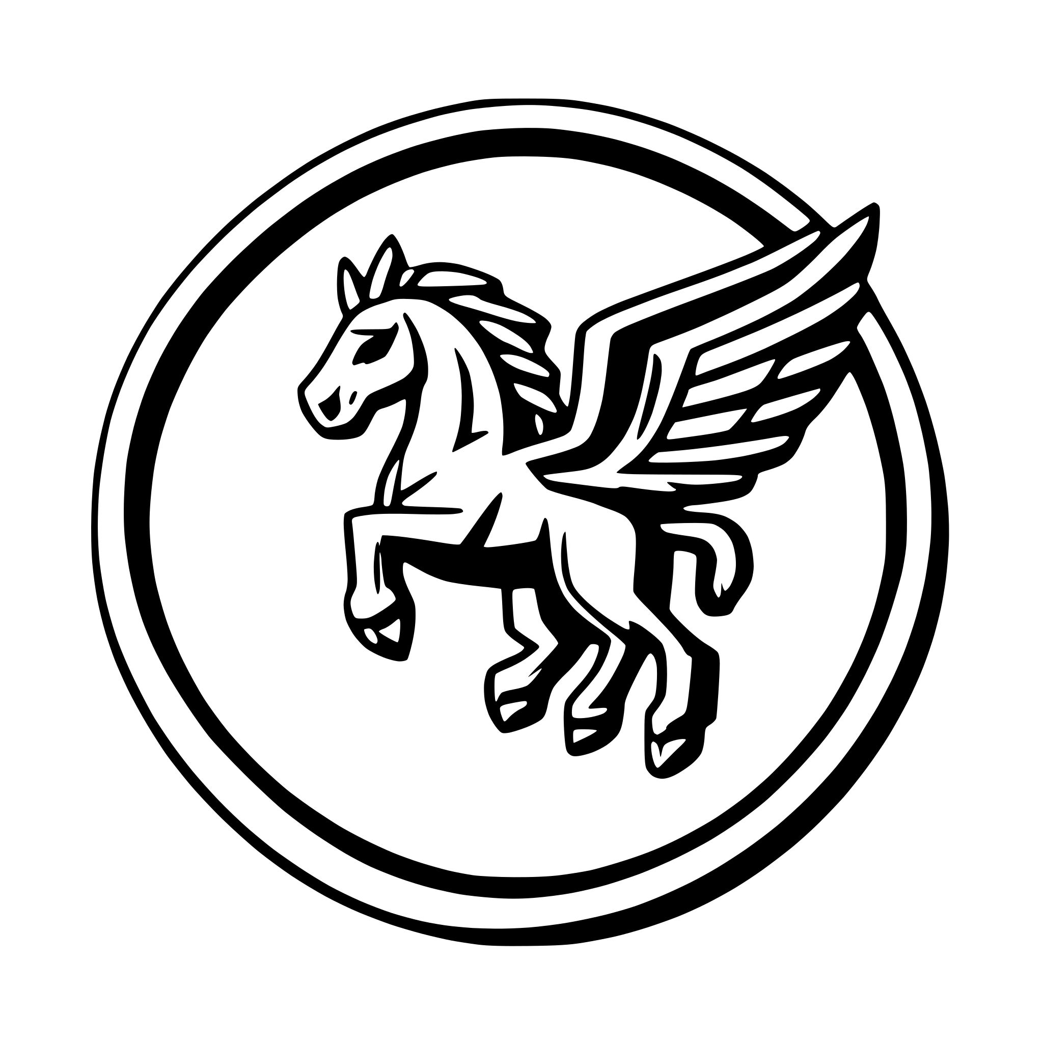 AI-generated SVG of 'Harsh War Pegasus'