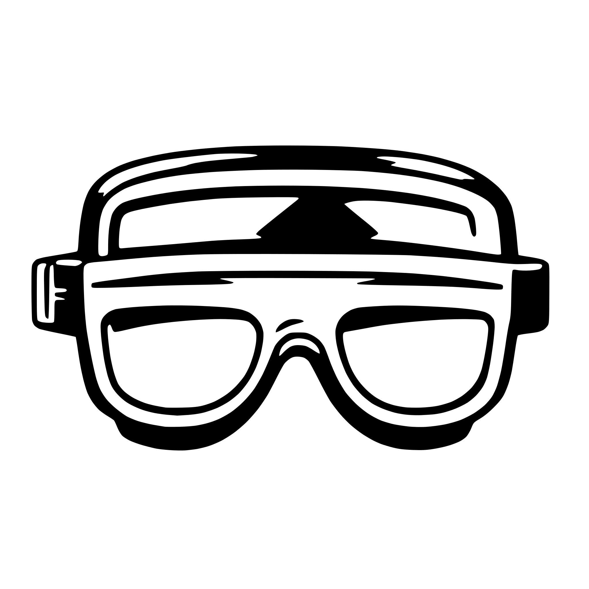 AI-generated SVG of a goggles