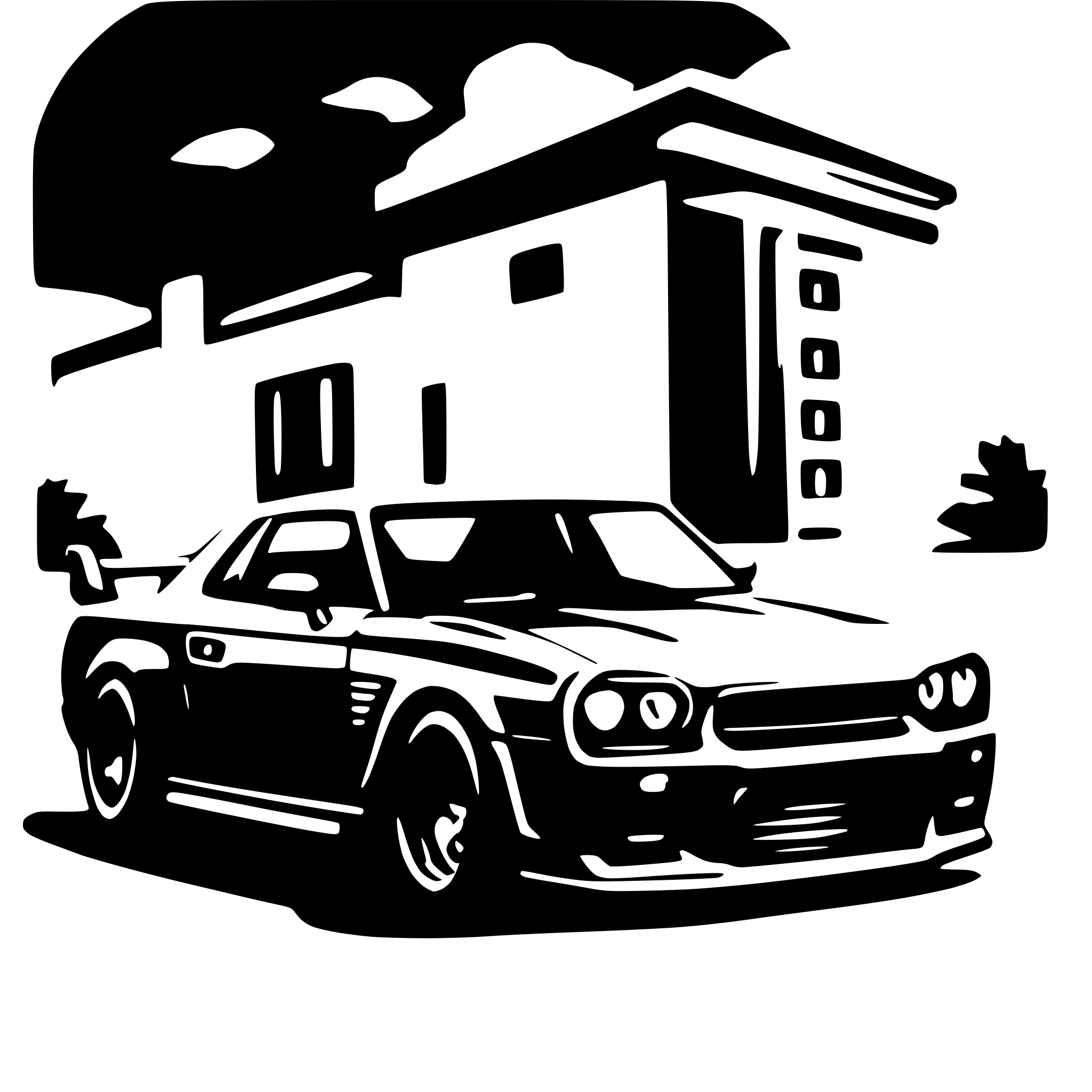 AI-generated SVG of a nissan Skyline gtr