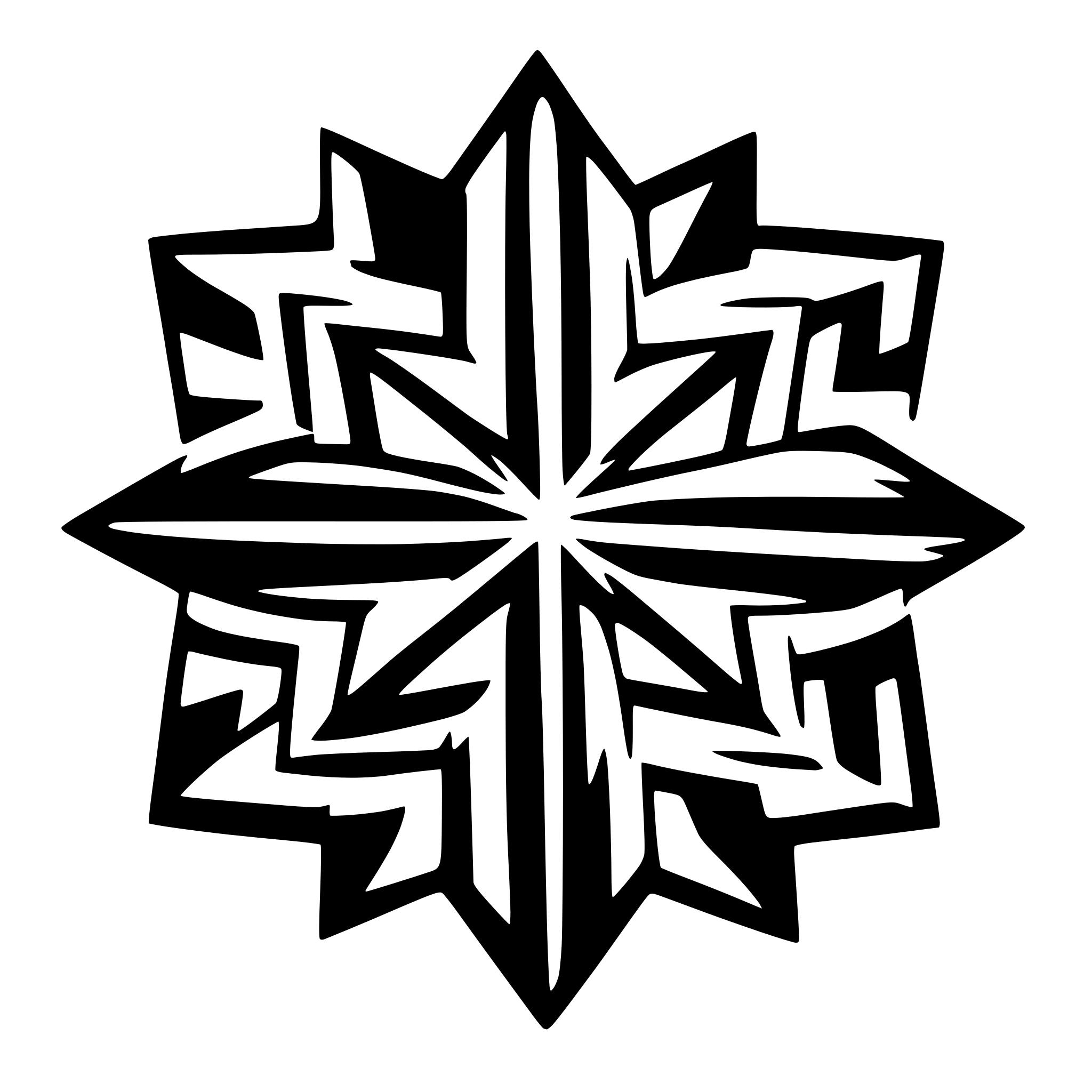 AI-generated SVG of 'Christmas Star with cutting and folding lines'