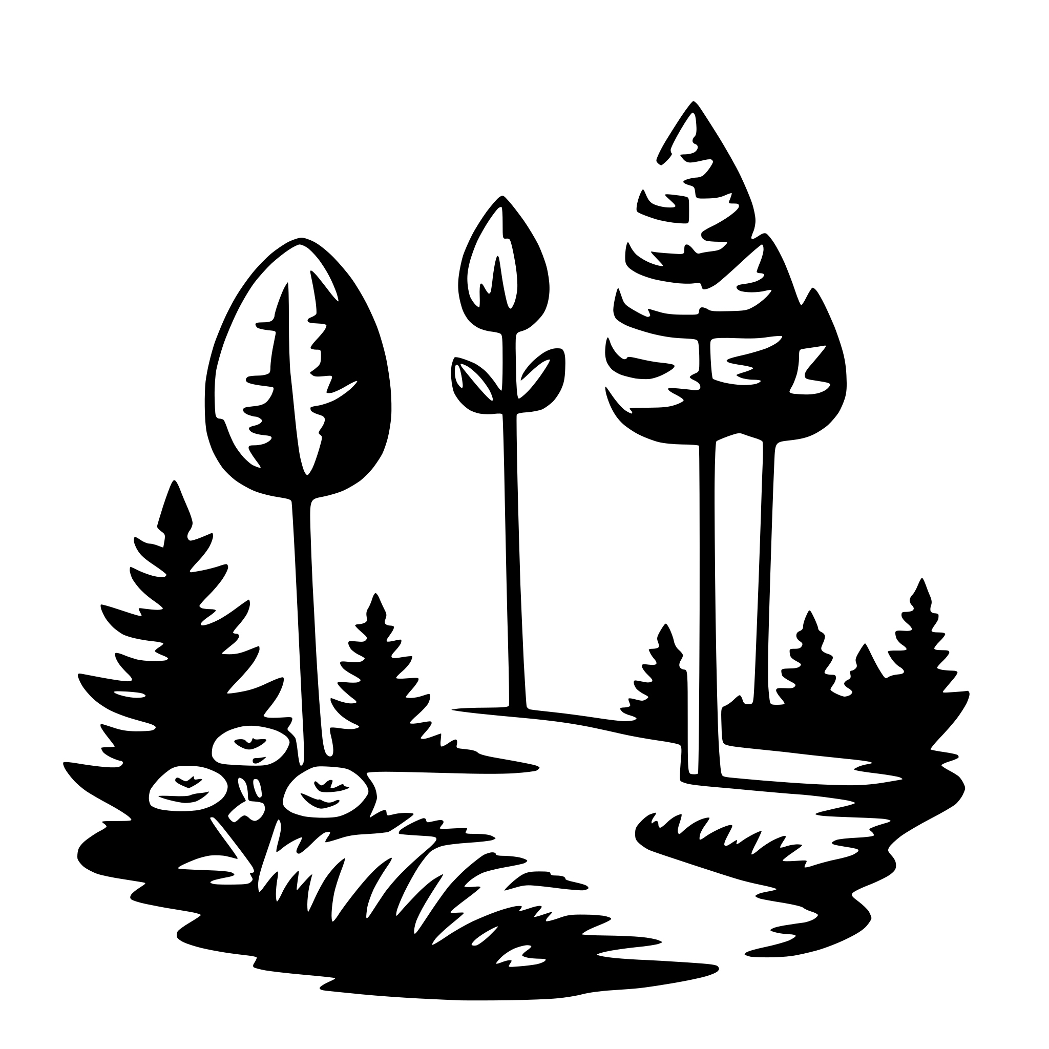 AI-generated SVG of a nature's beauty