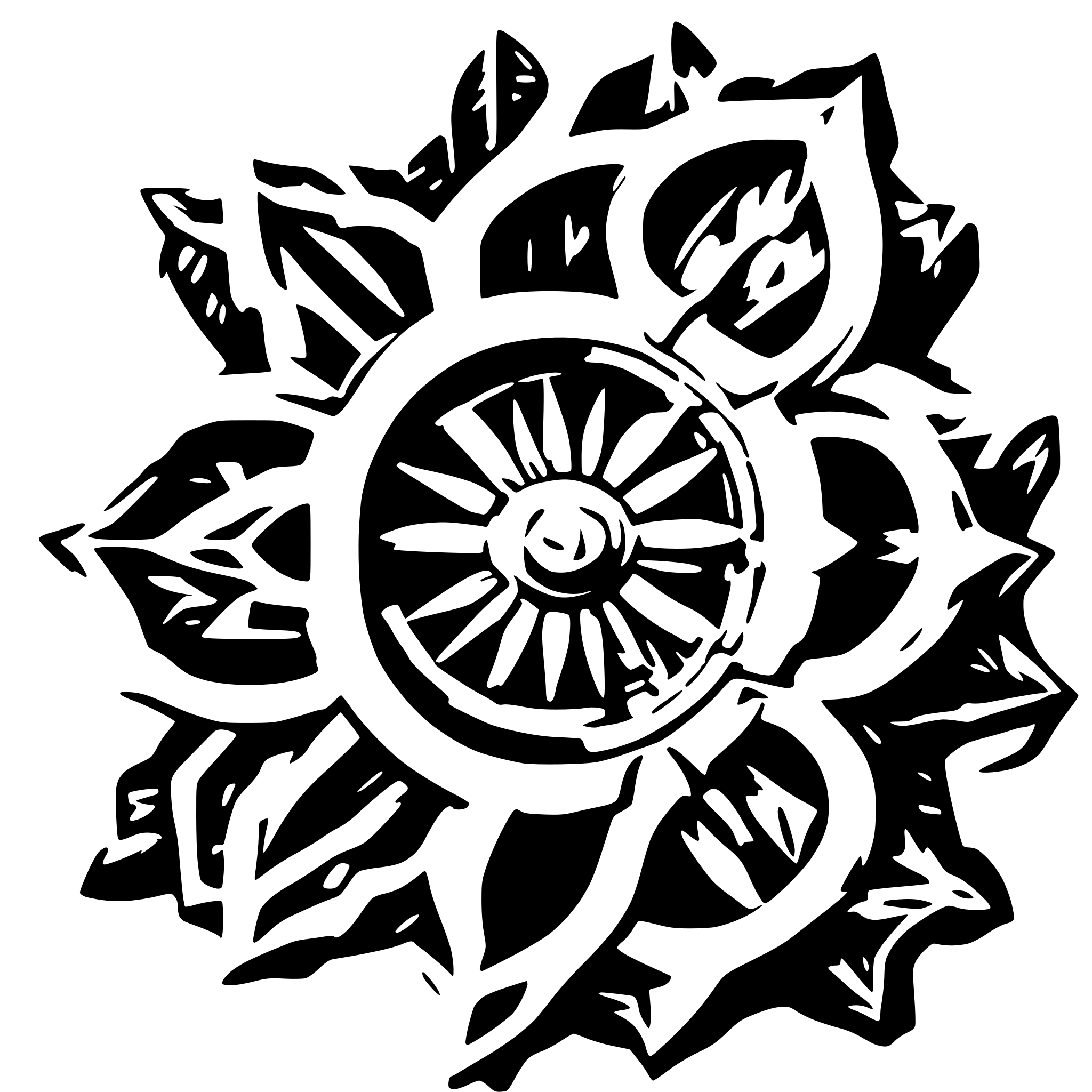 AI-generated SVG of a UA