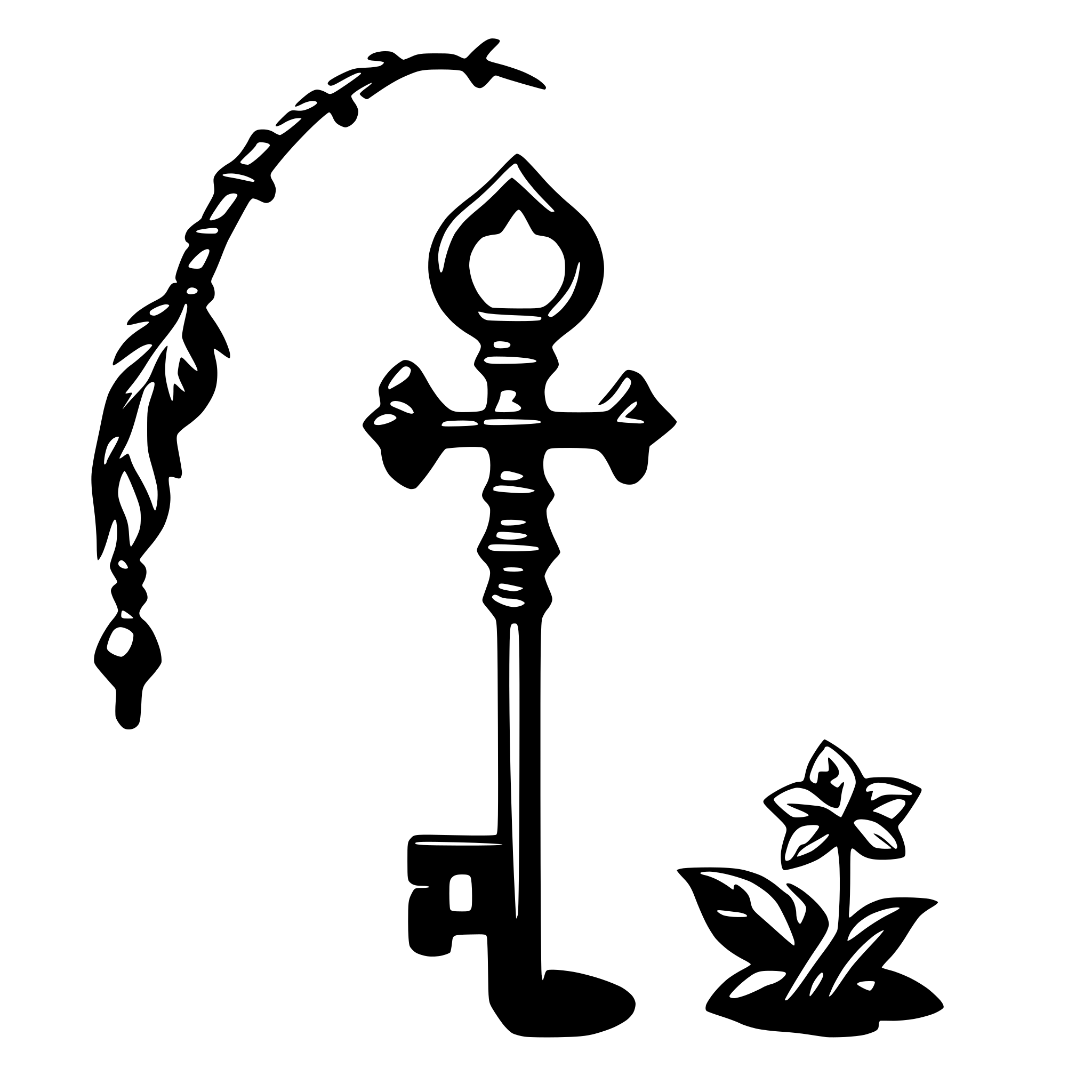 AI-generated SVG of a fairy key