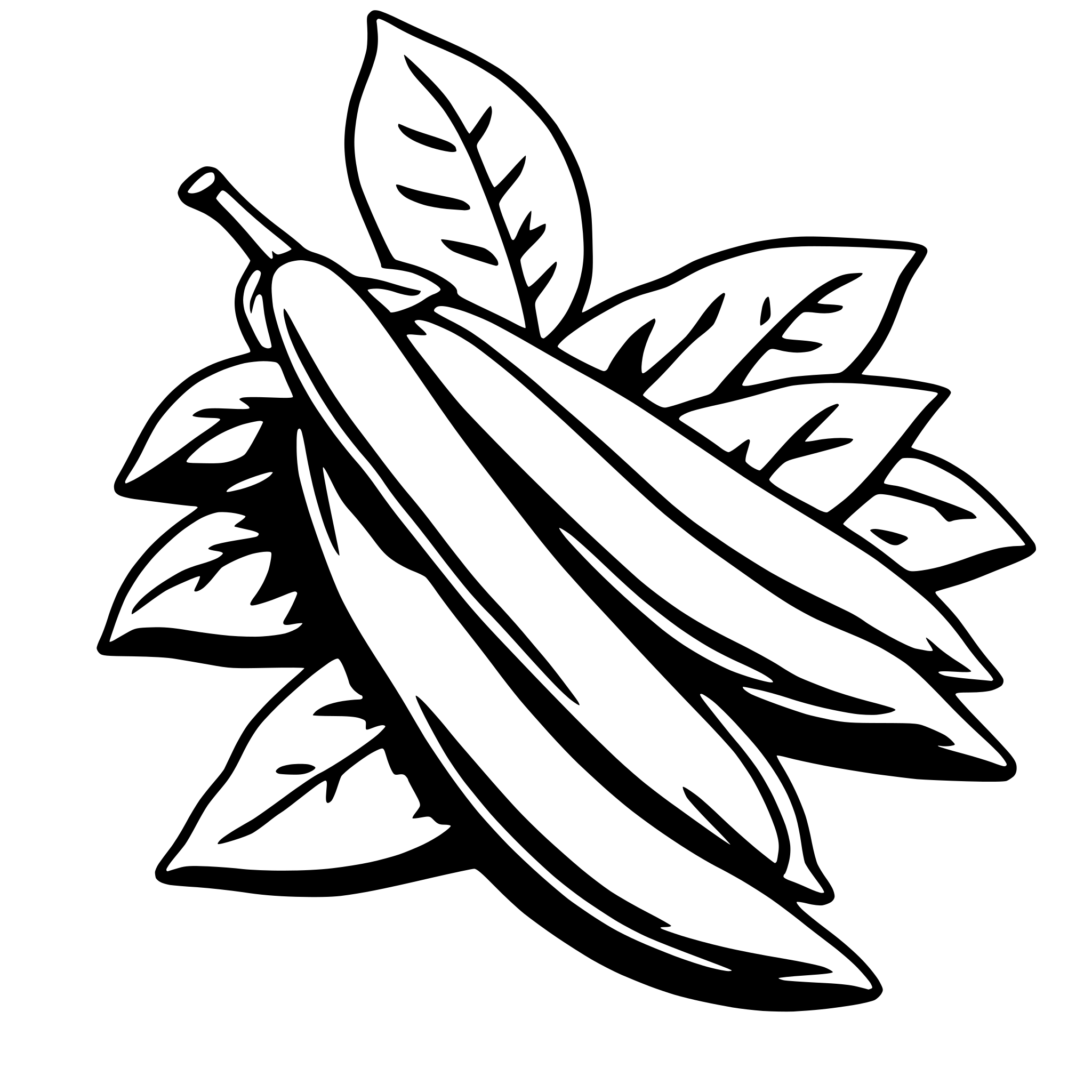 AI-generated SVG of 'green beans'