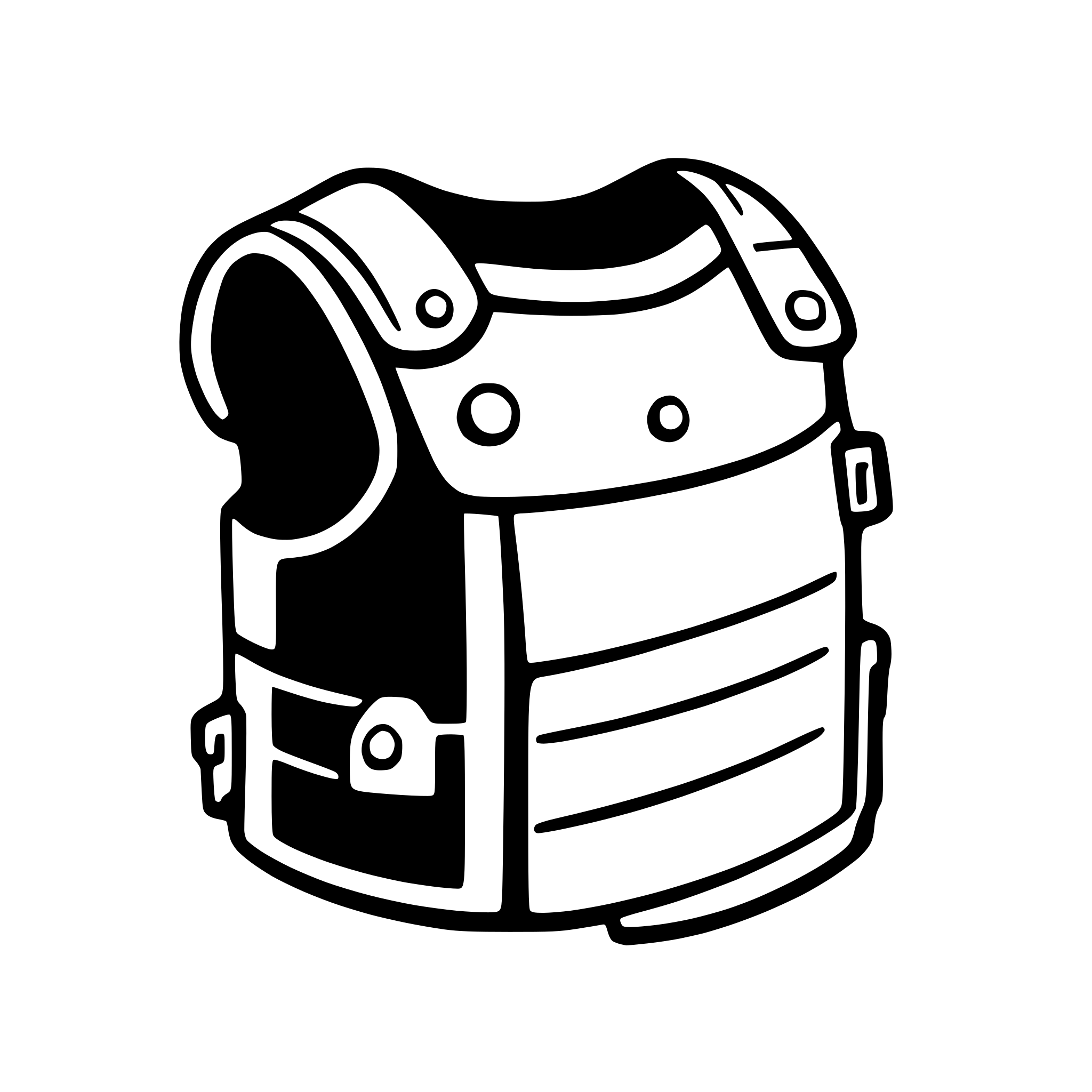 AI-generated SVG of a detailed plain samurai chest armor without any person, only armor