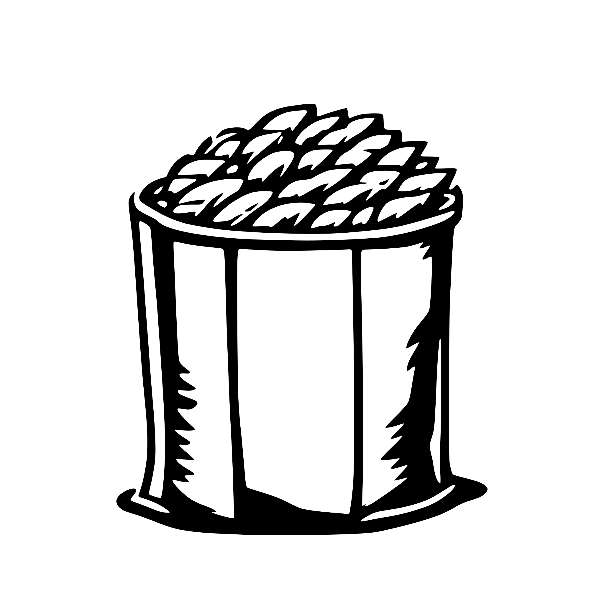 AI-generated SVG of 'grains bag'