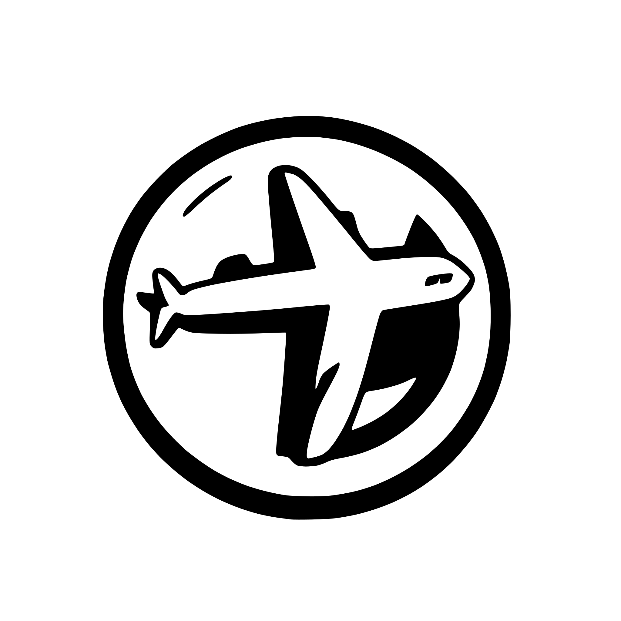 AI-generated SVG of 'travel logo'