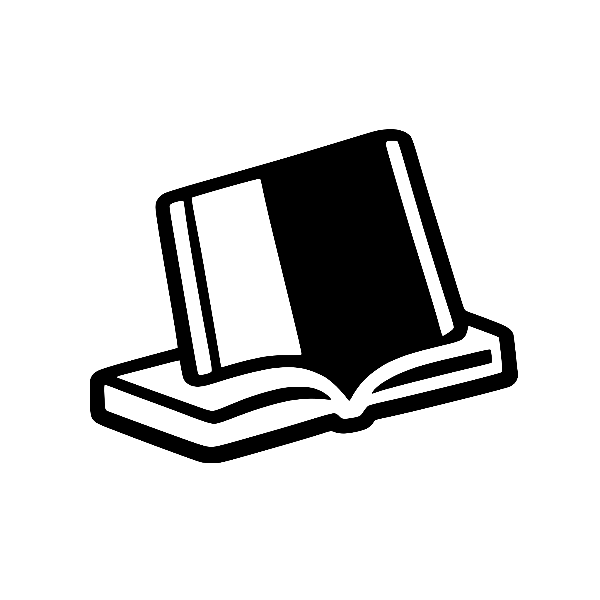 AI-generated SVG of a open book with pages