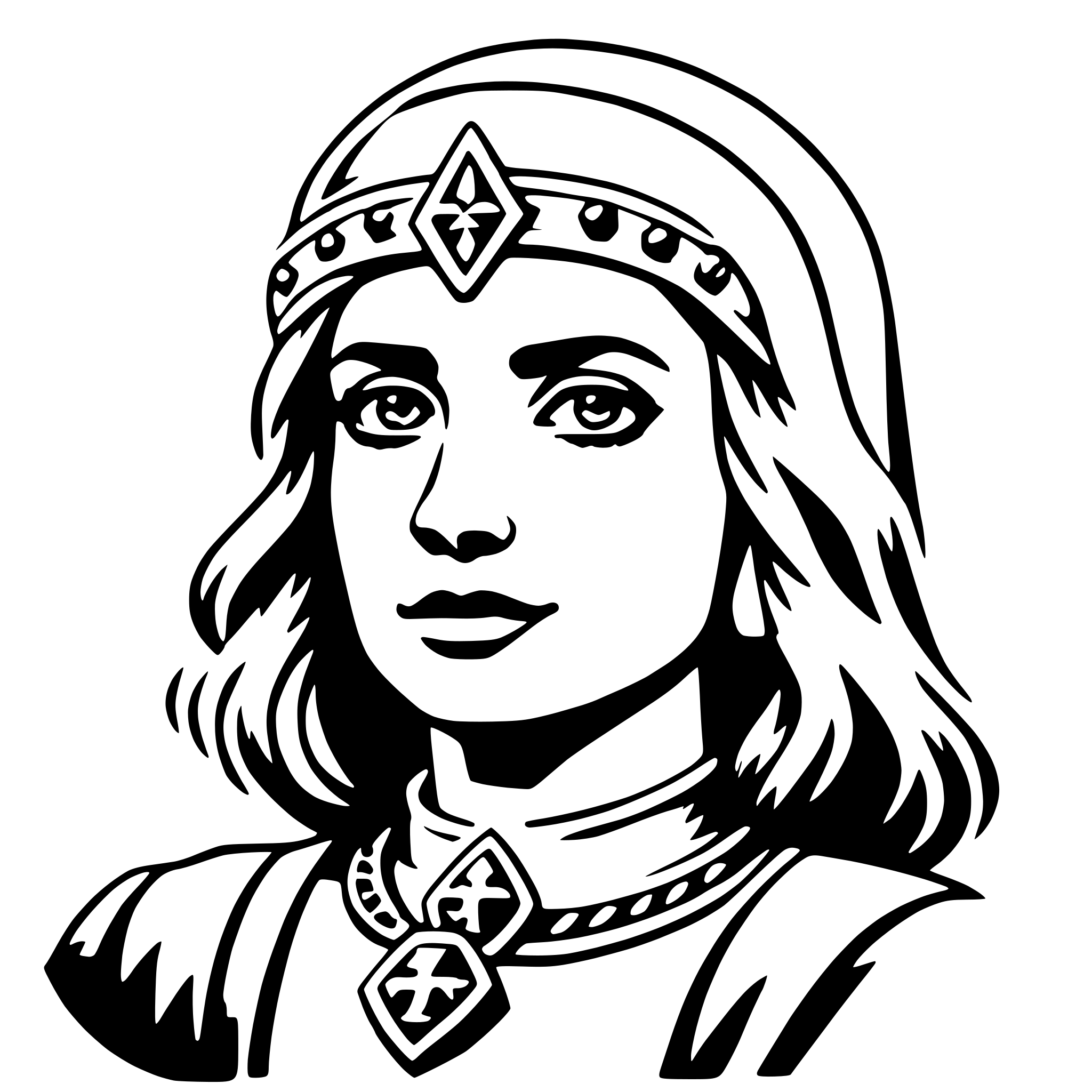 AI-generated SVG of 'frigg'