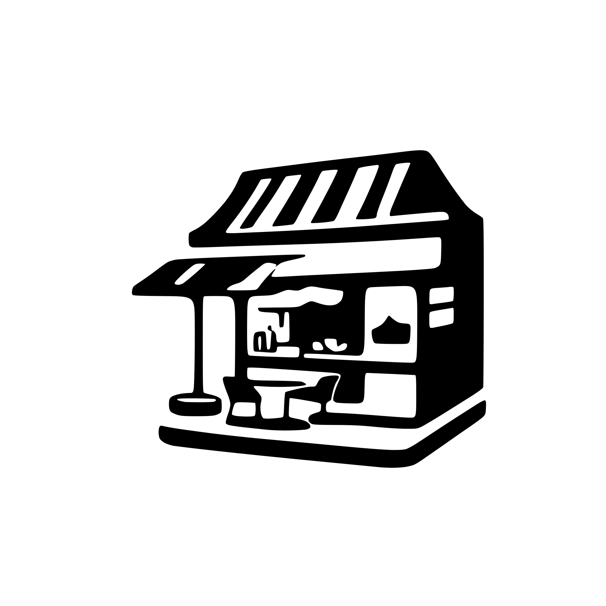 AI-generated SVG of 'cafe bar patio street'