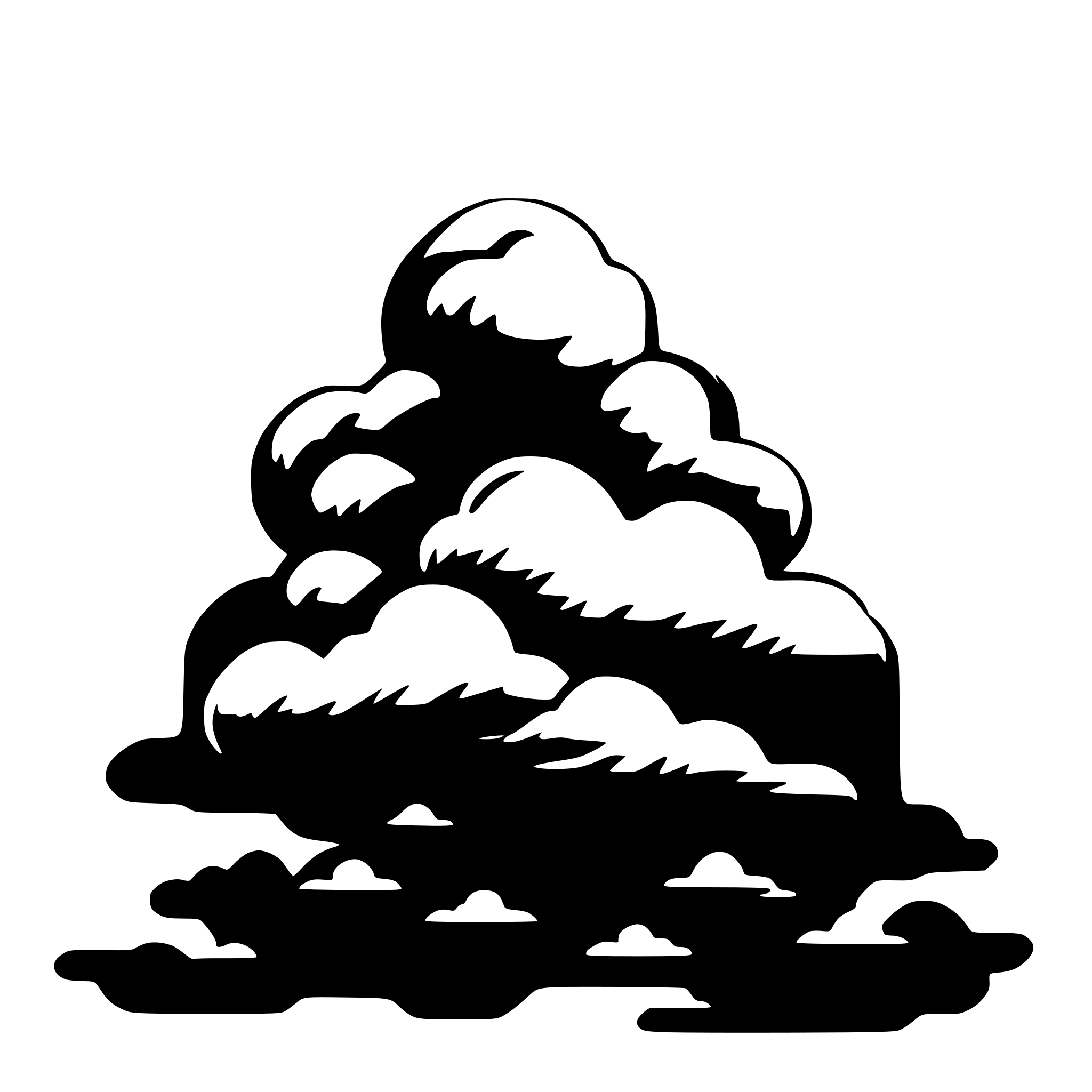AI-generated SVG of 'cloud vector'