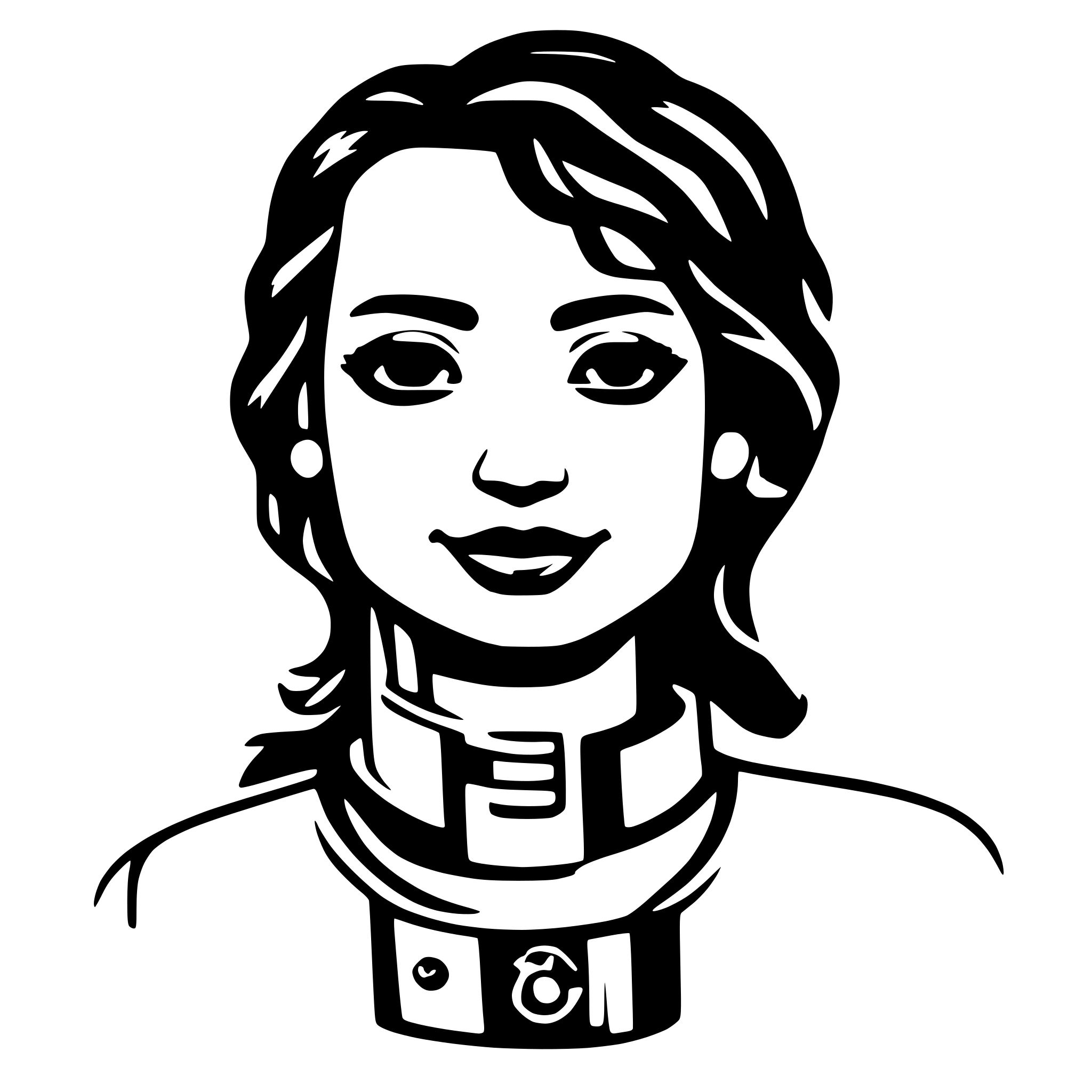 AI-generated SVG of a positive affirmations based on AI