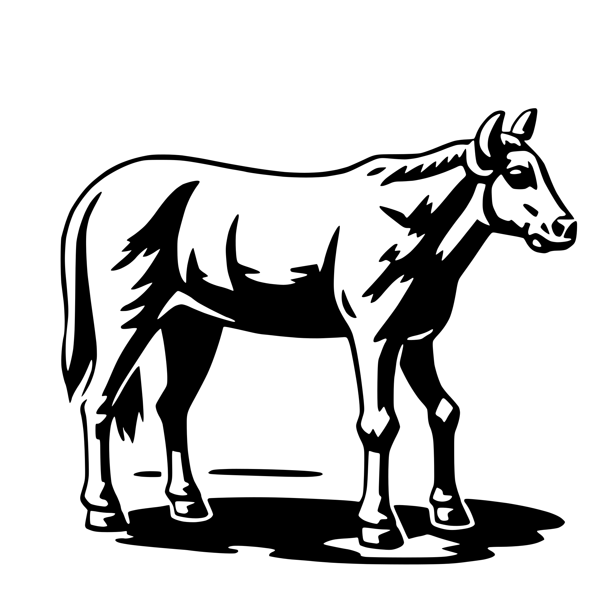AI-generated SVG of a butcher