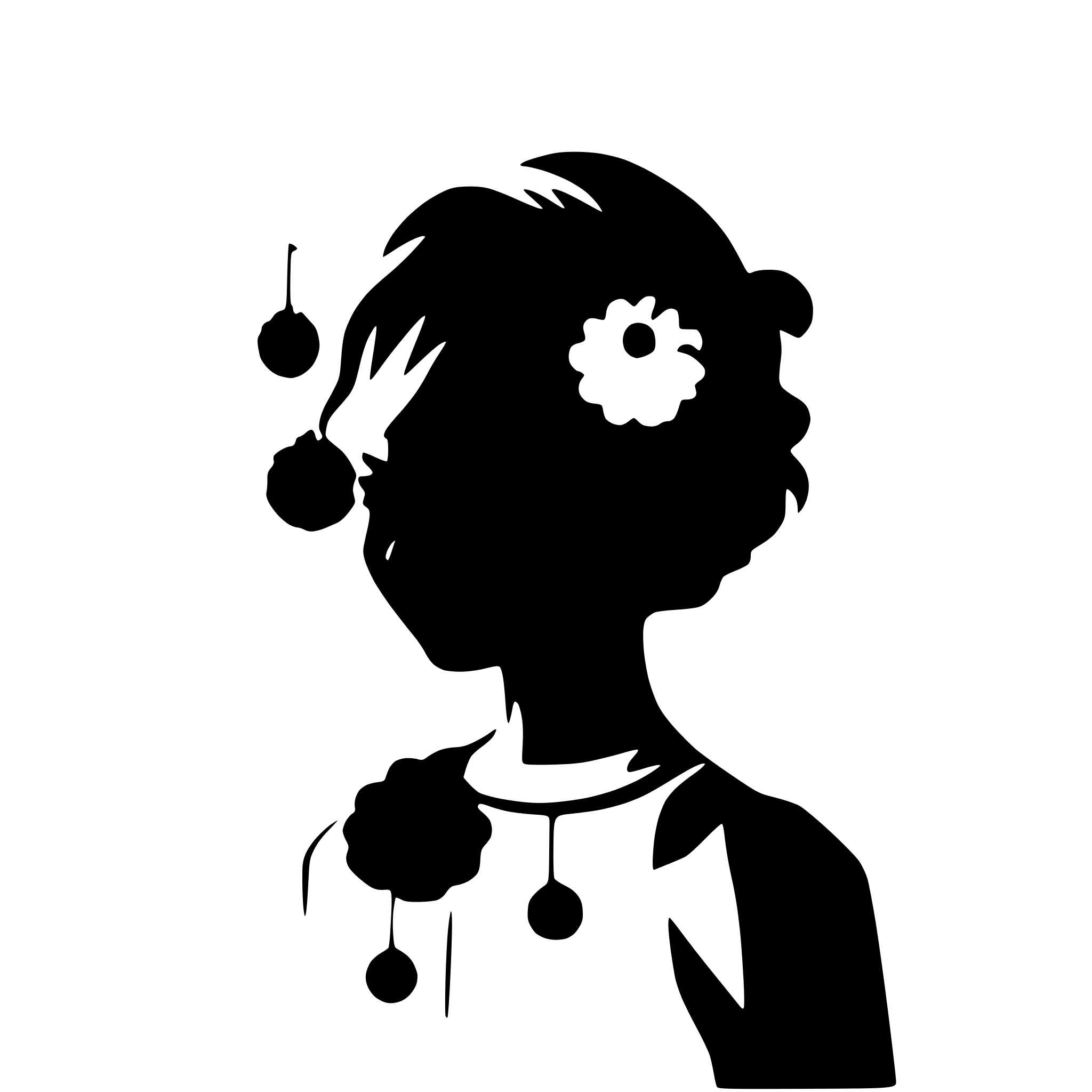 AI-generated SVG of a pompoms