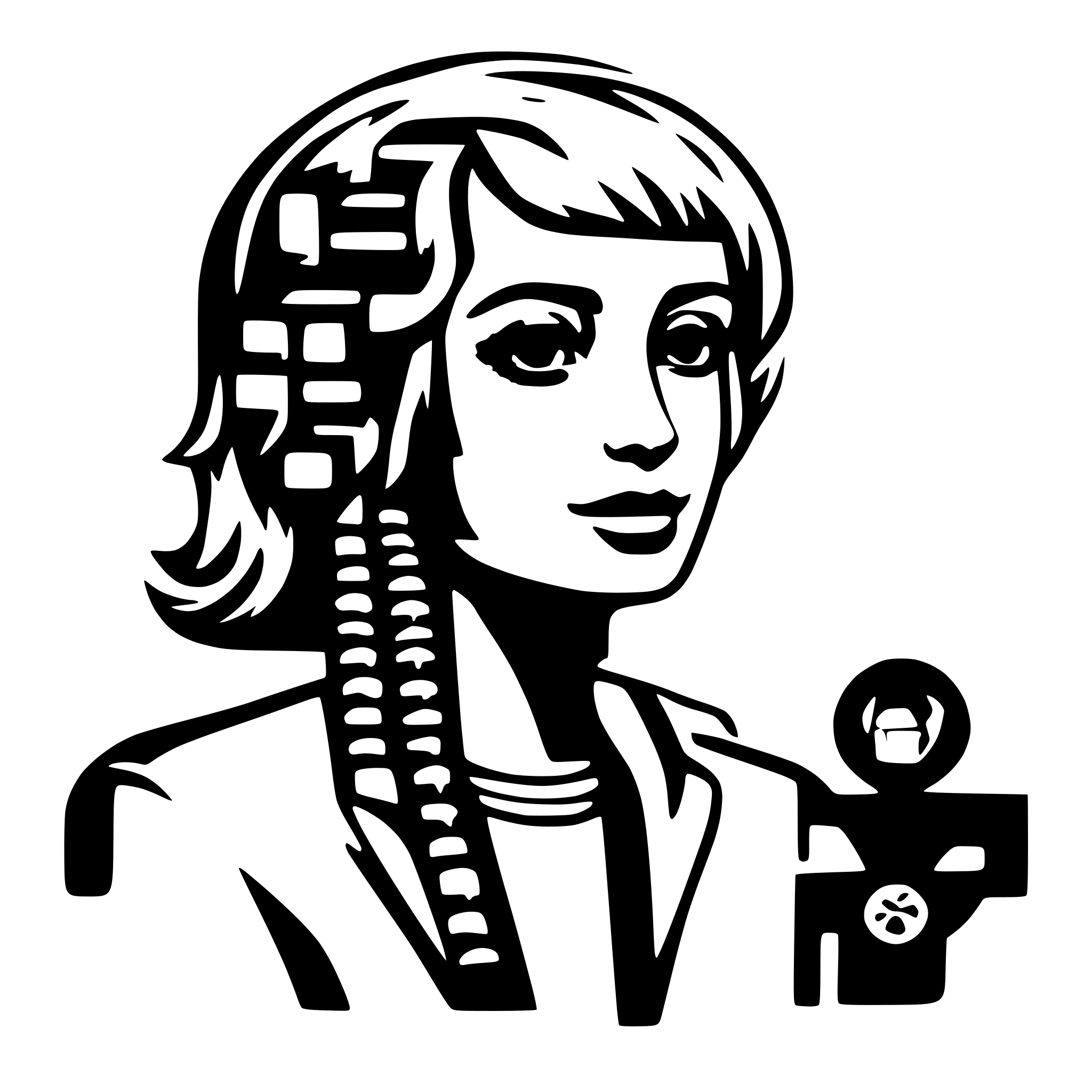 AI-generated SVG of a positive affirmations based on AI