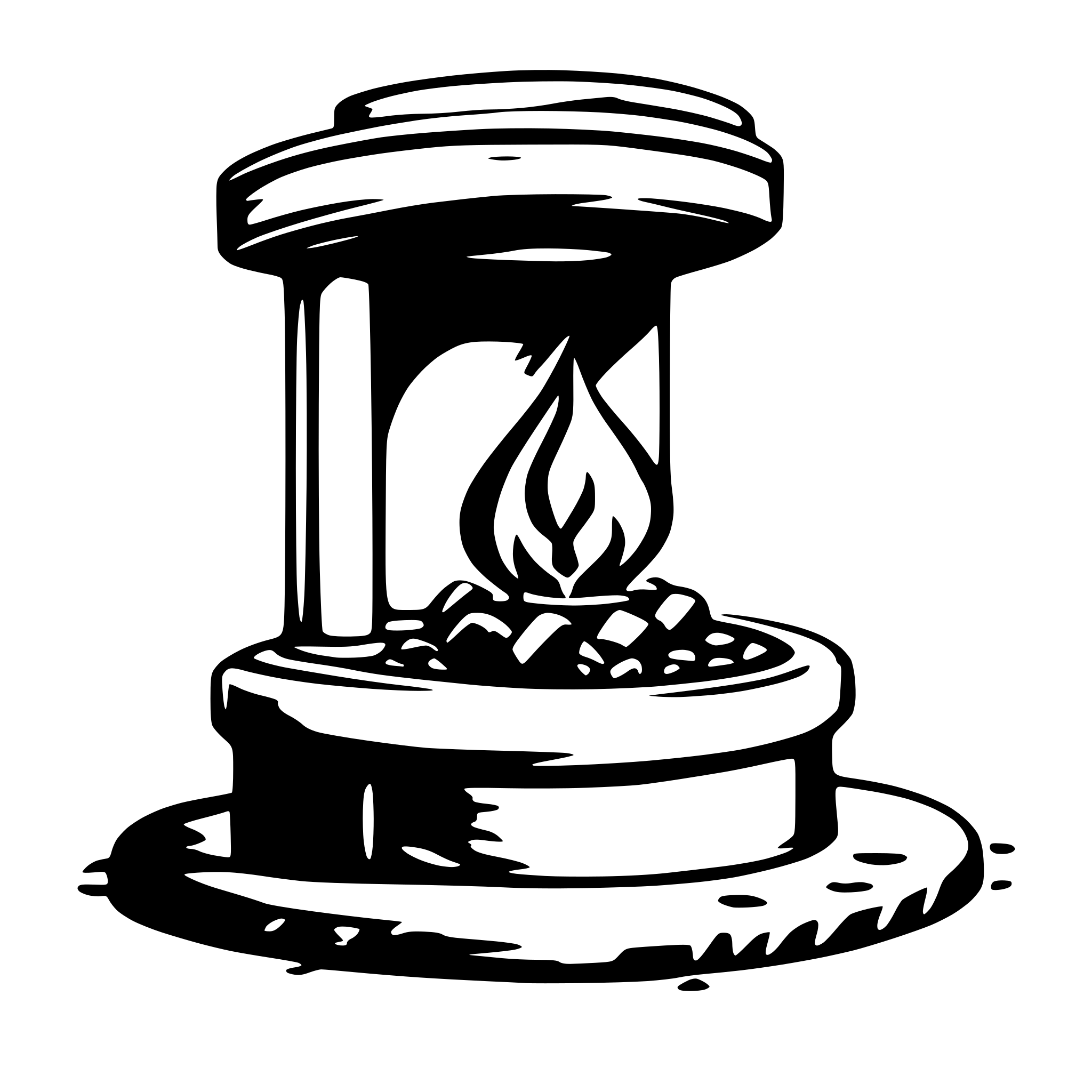 AI-generated SVG of a hearth