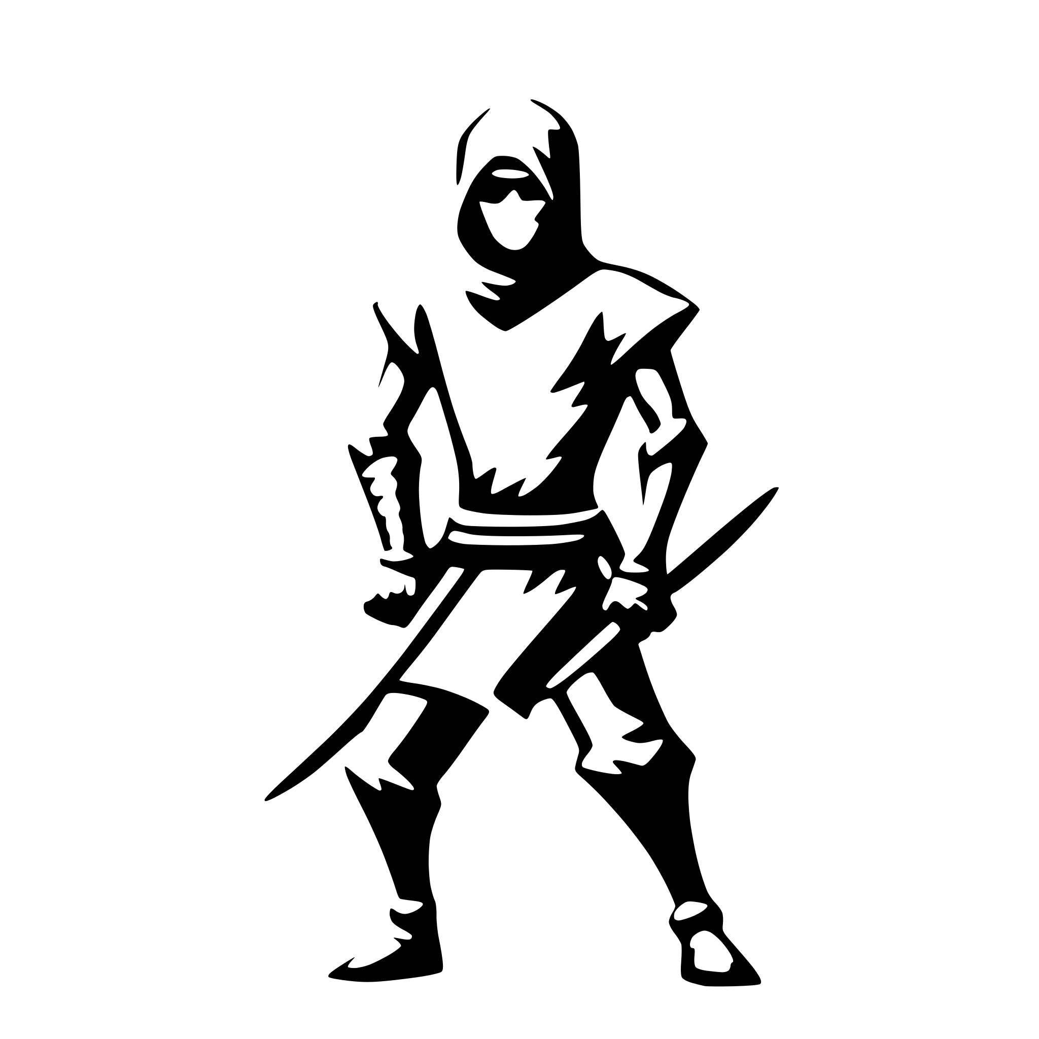 AI-generated SVG of 'ninja'