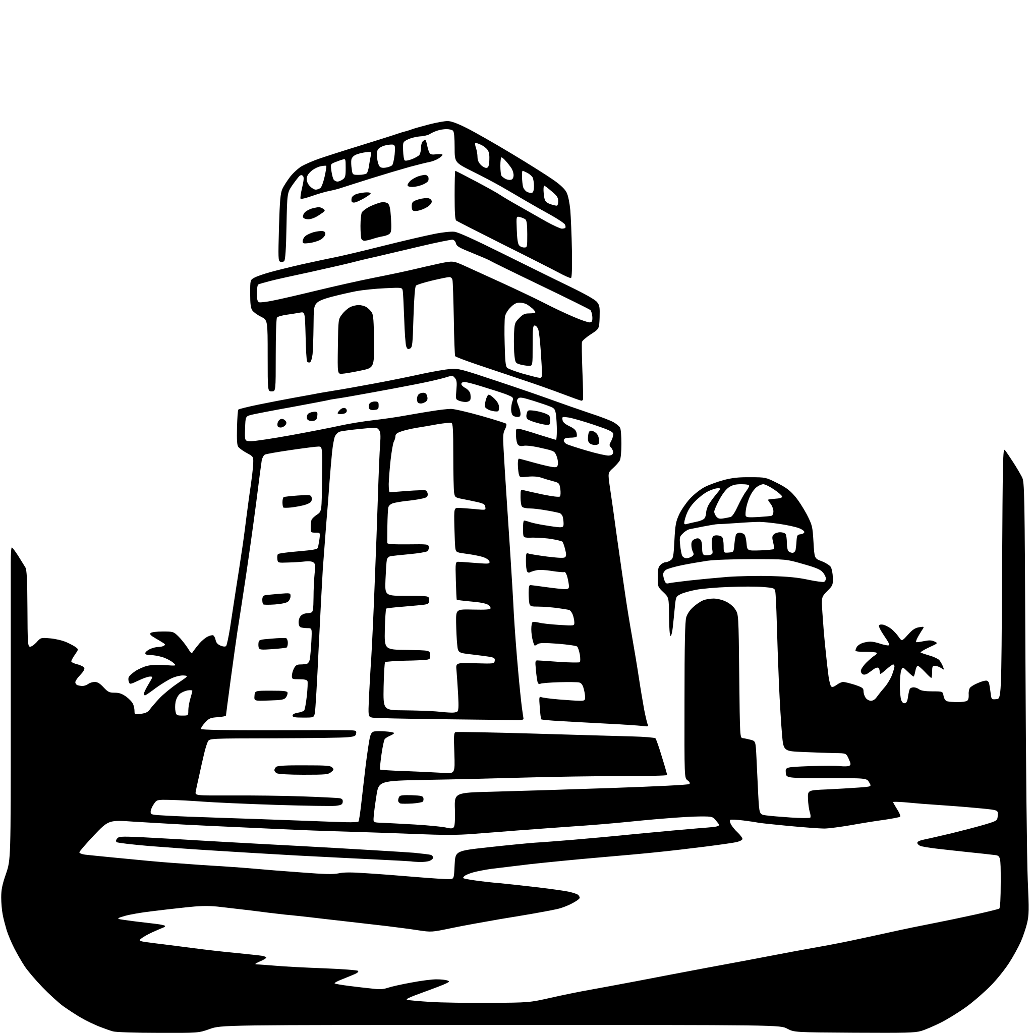 AI-generated SVG of a chichen itza