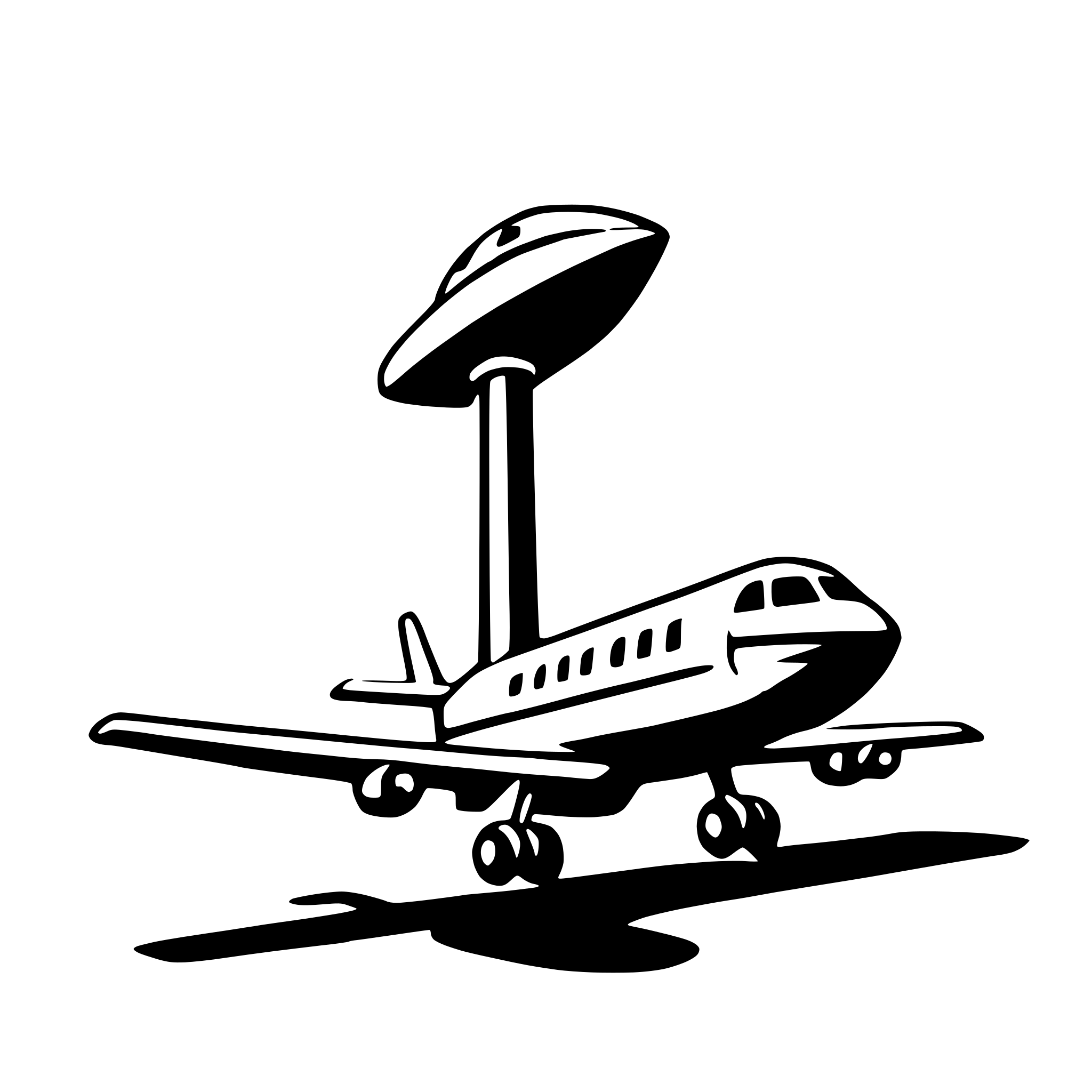 AI-generated SVG of a airliner
