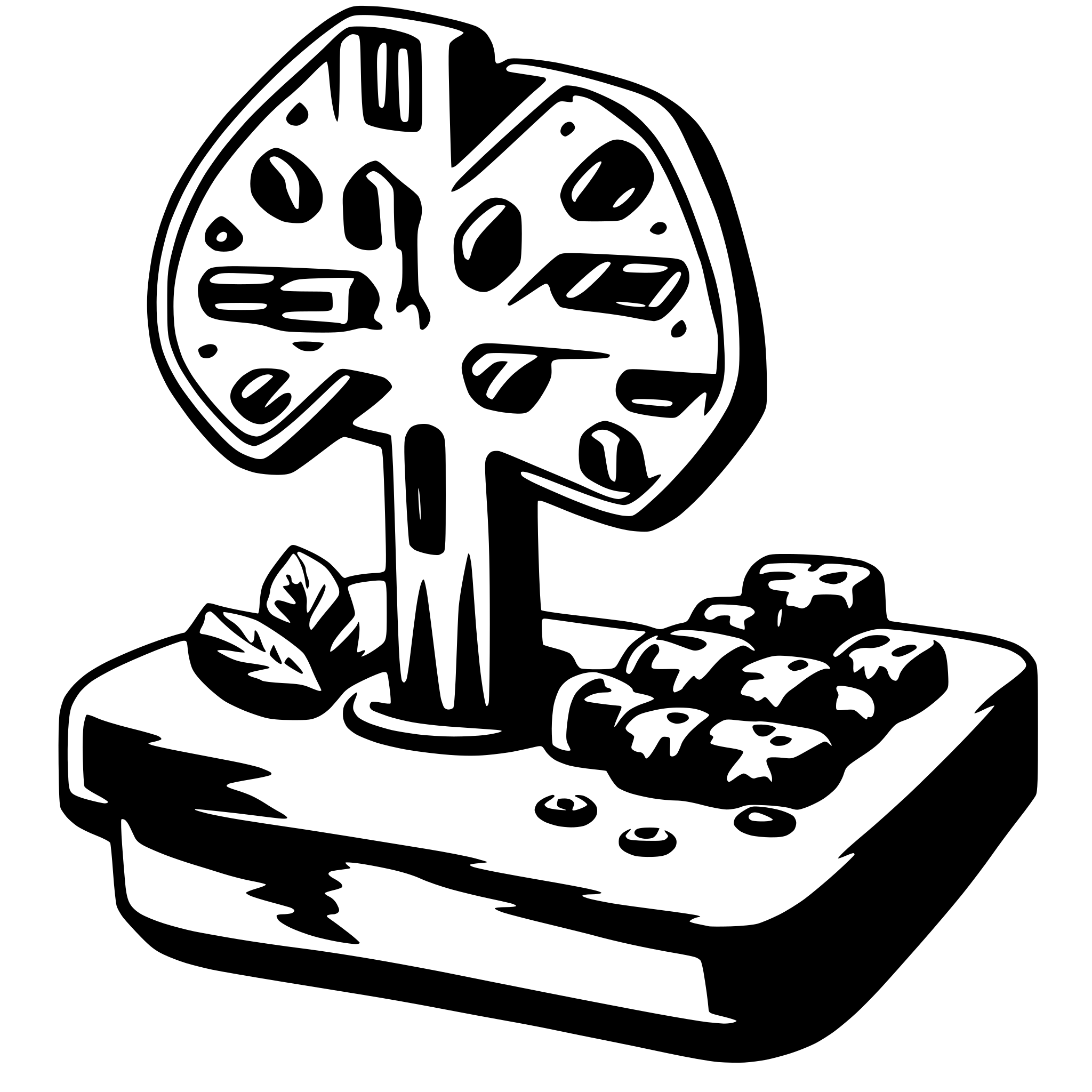 AI-generated SVG of 'licoric'