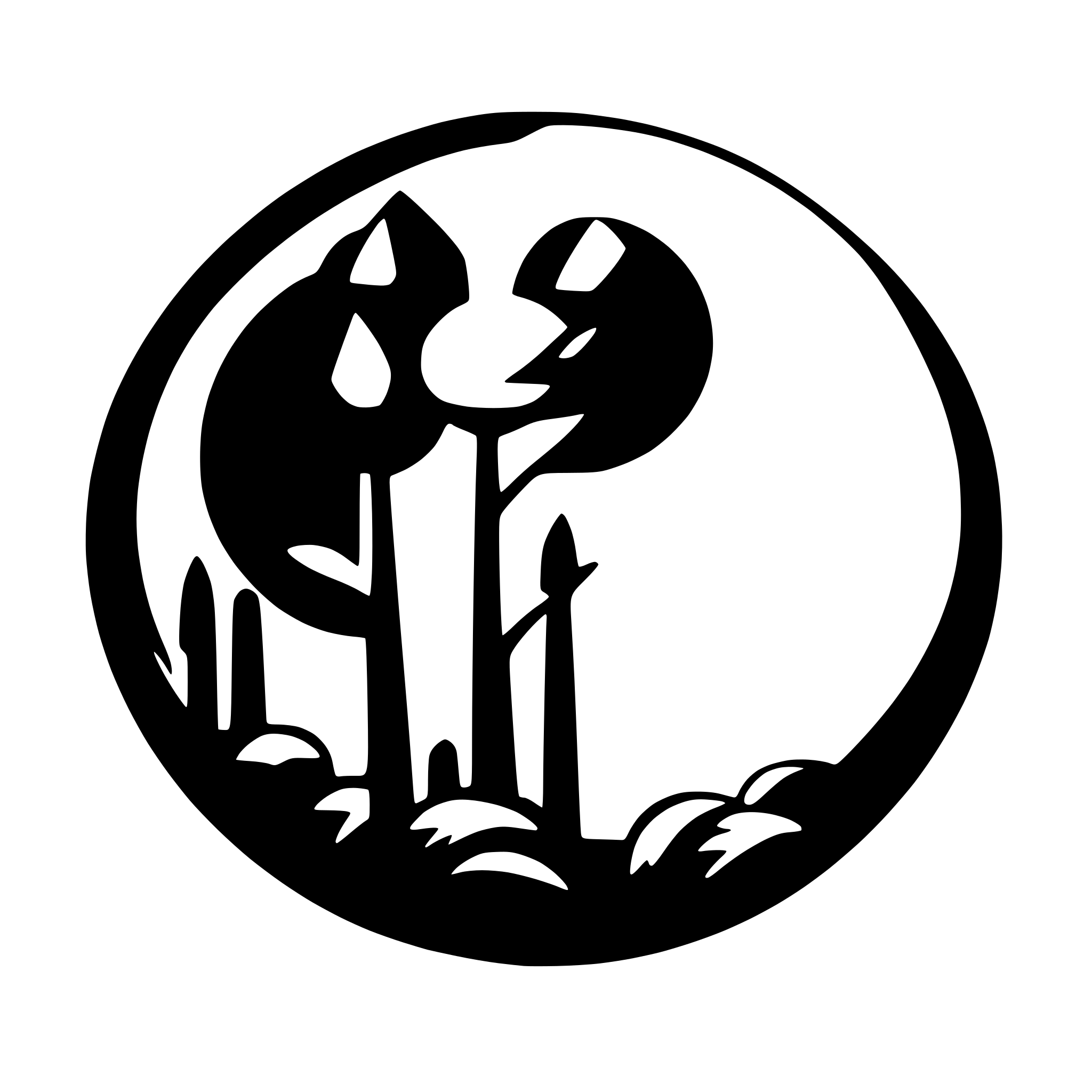 AI-generated SVG of a round shape