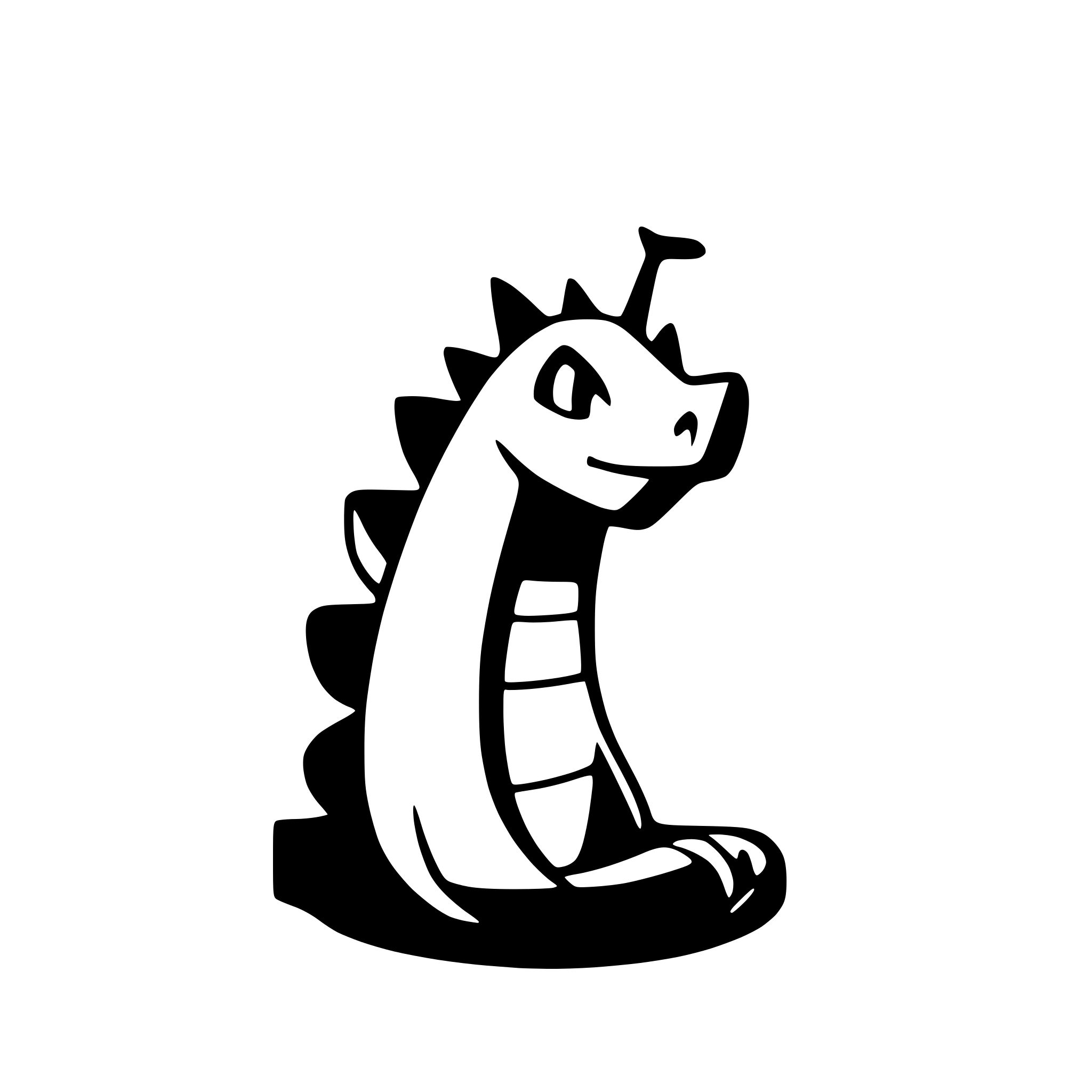 AI-generated SVG of a dragon