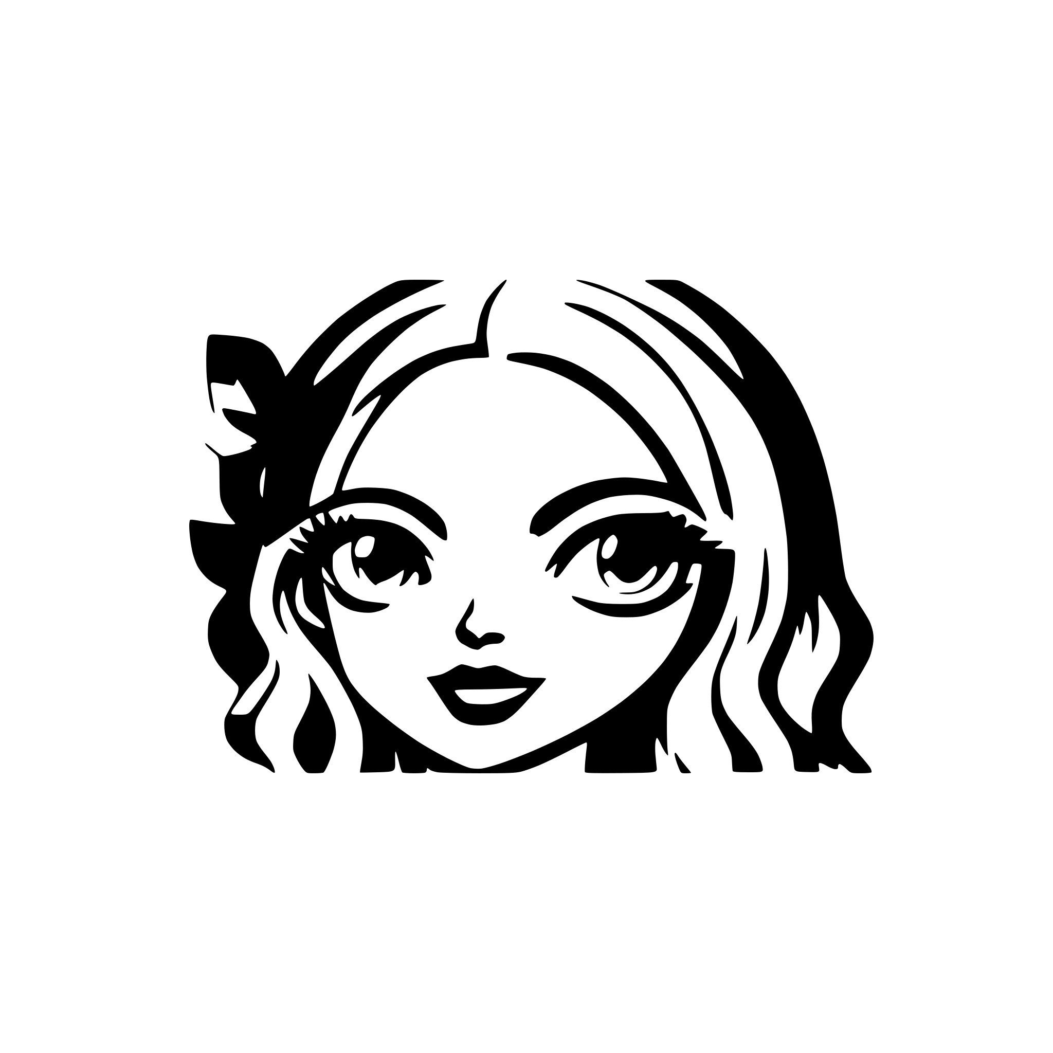 AI-generated SVG of 'Logo of Kaleidoscope of Kali'