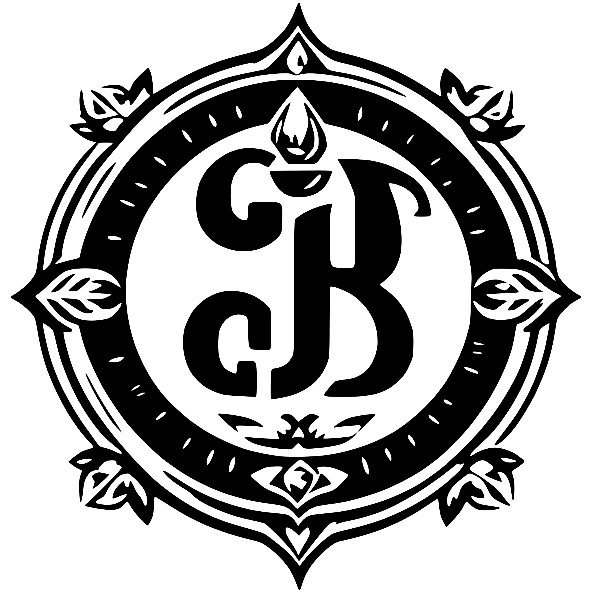 AI-generated SVG of a Create a logo of Gadwal from Panna jewellery in diamond and jewellery