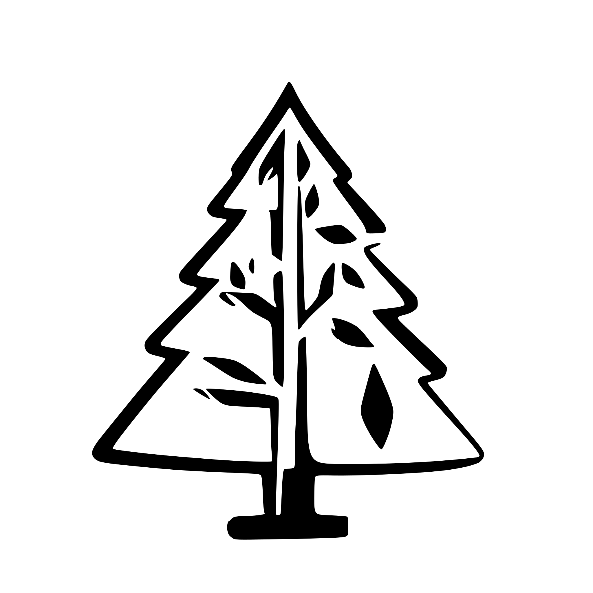 AI-generated SVG of 'A whimsical Christmas Tree'