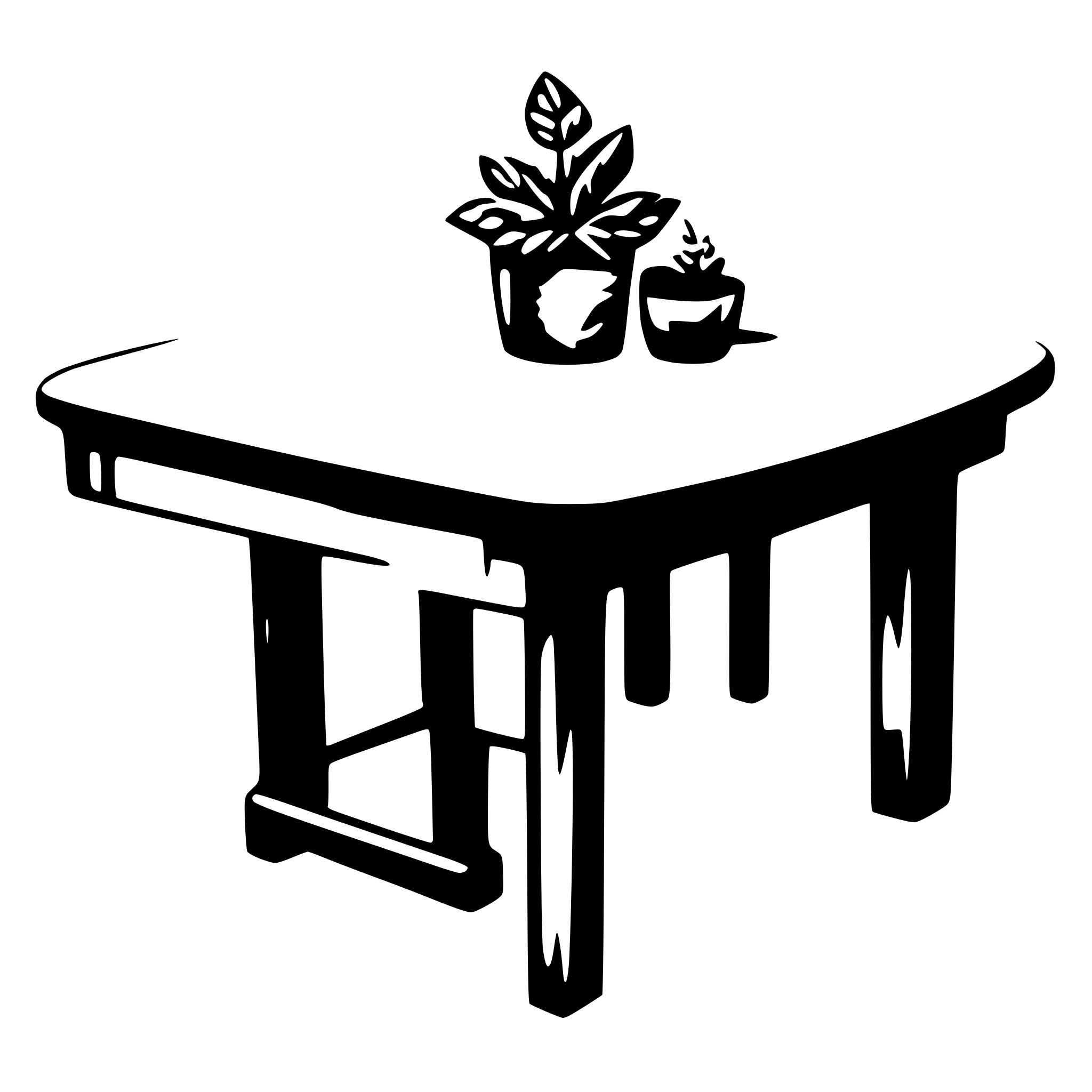 AI-generated SVG of a table