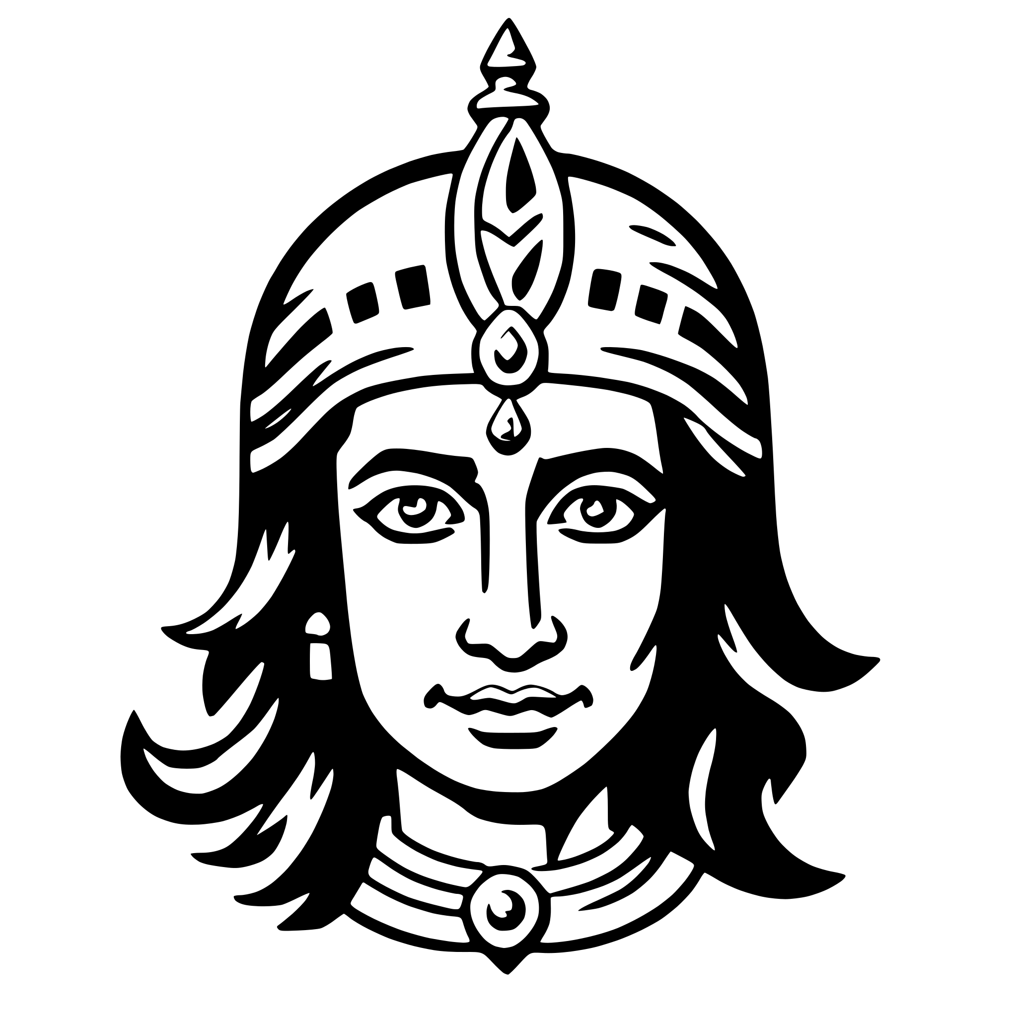 AI-generated SVG of 'vishnu'
