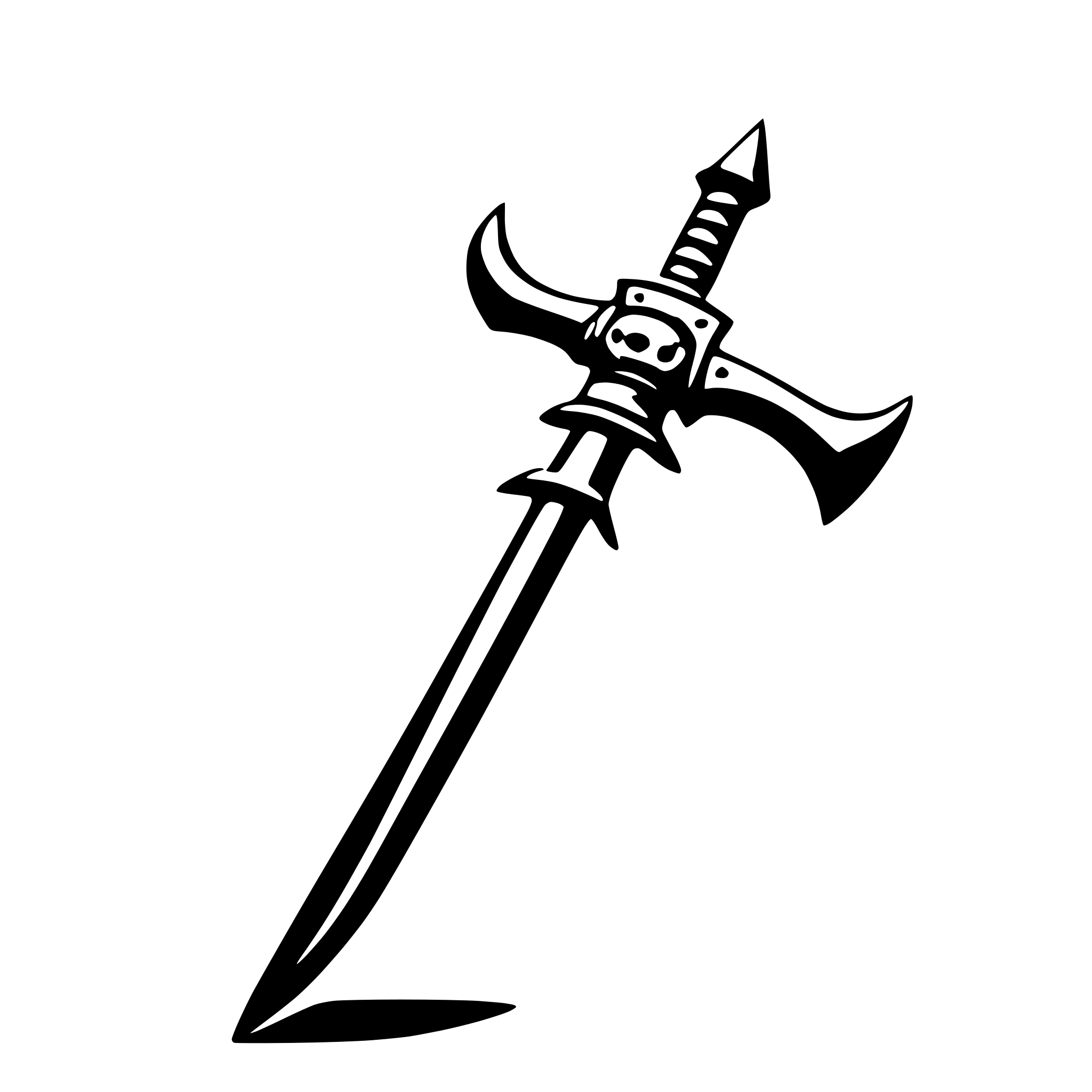 AI-generated SVG of 'a warhammer weapon'