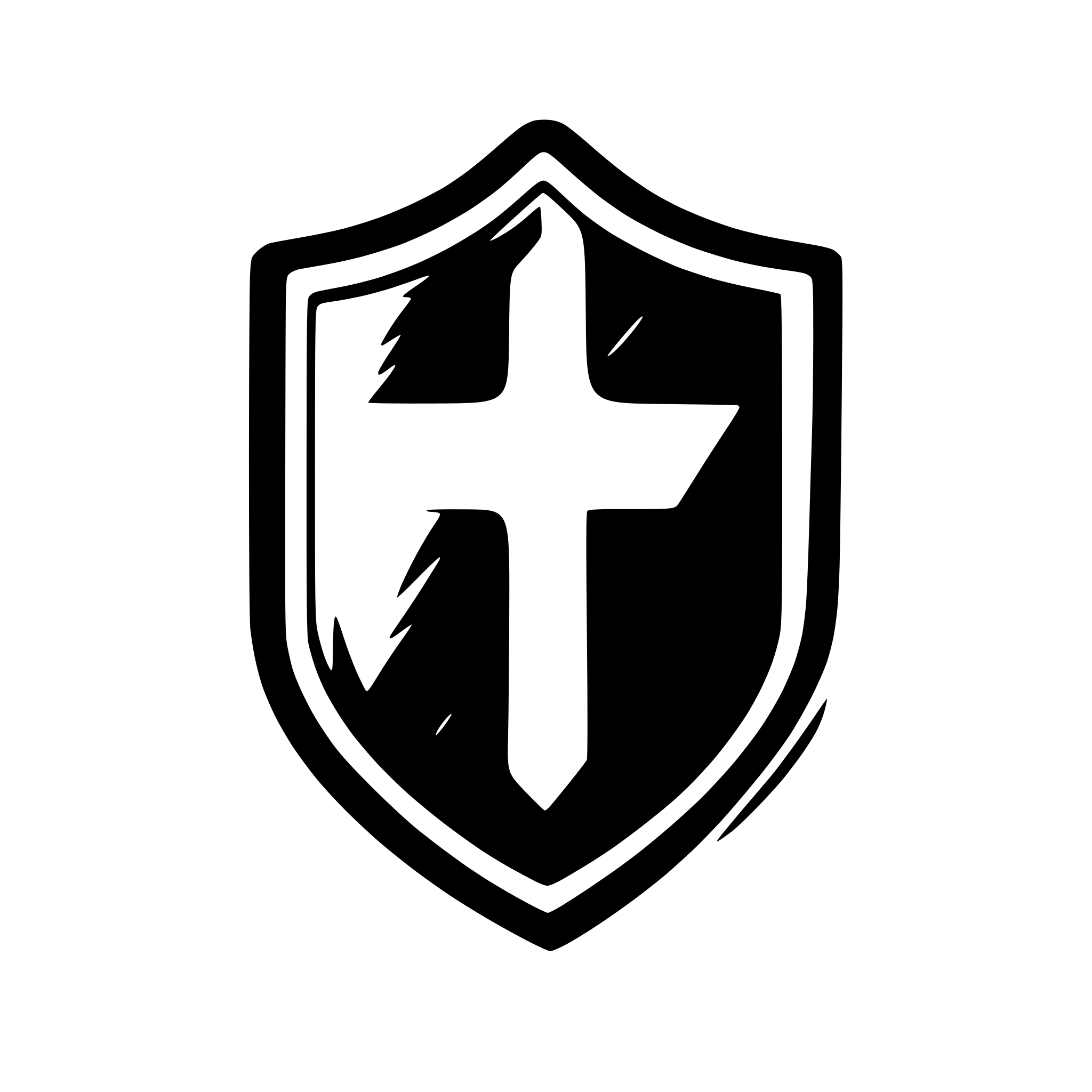 AI-generated SVG of a simple shield with checkmark