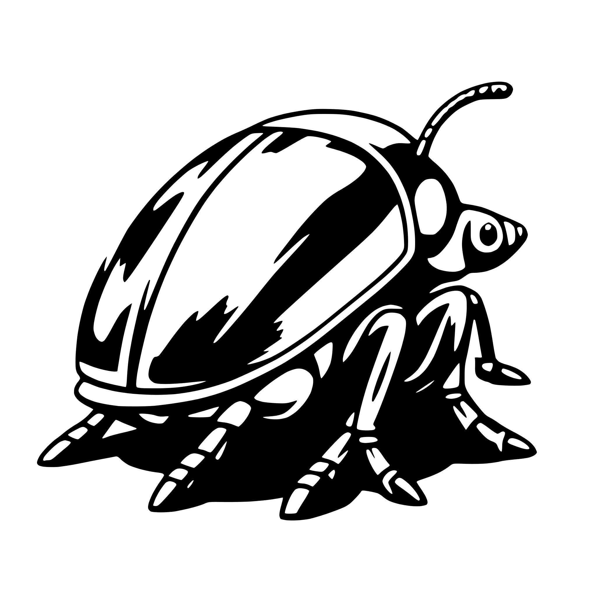 AI-generated SVG of 'beetle'