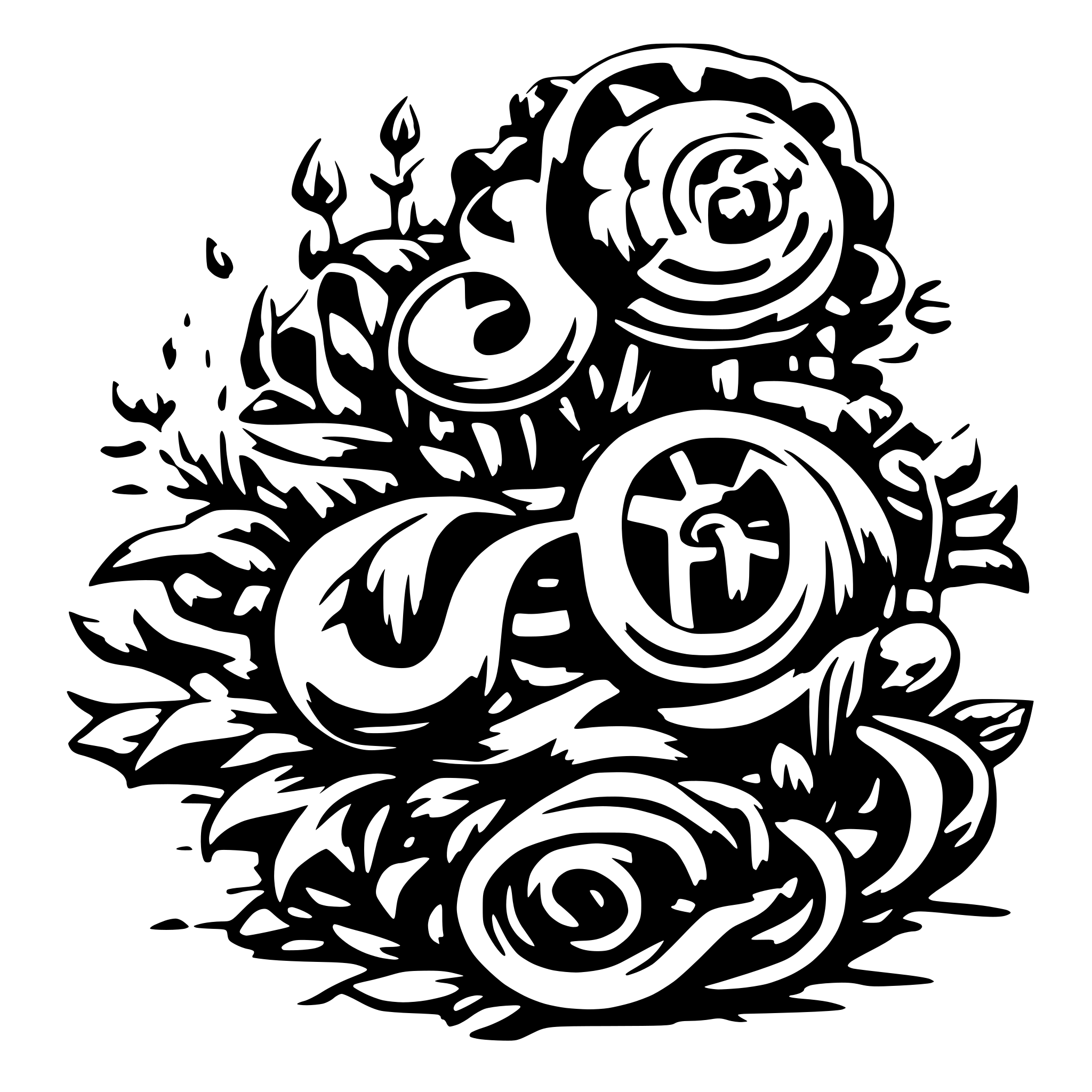 AI-generated SVG of a Old school