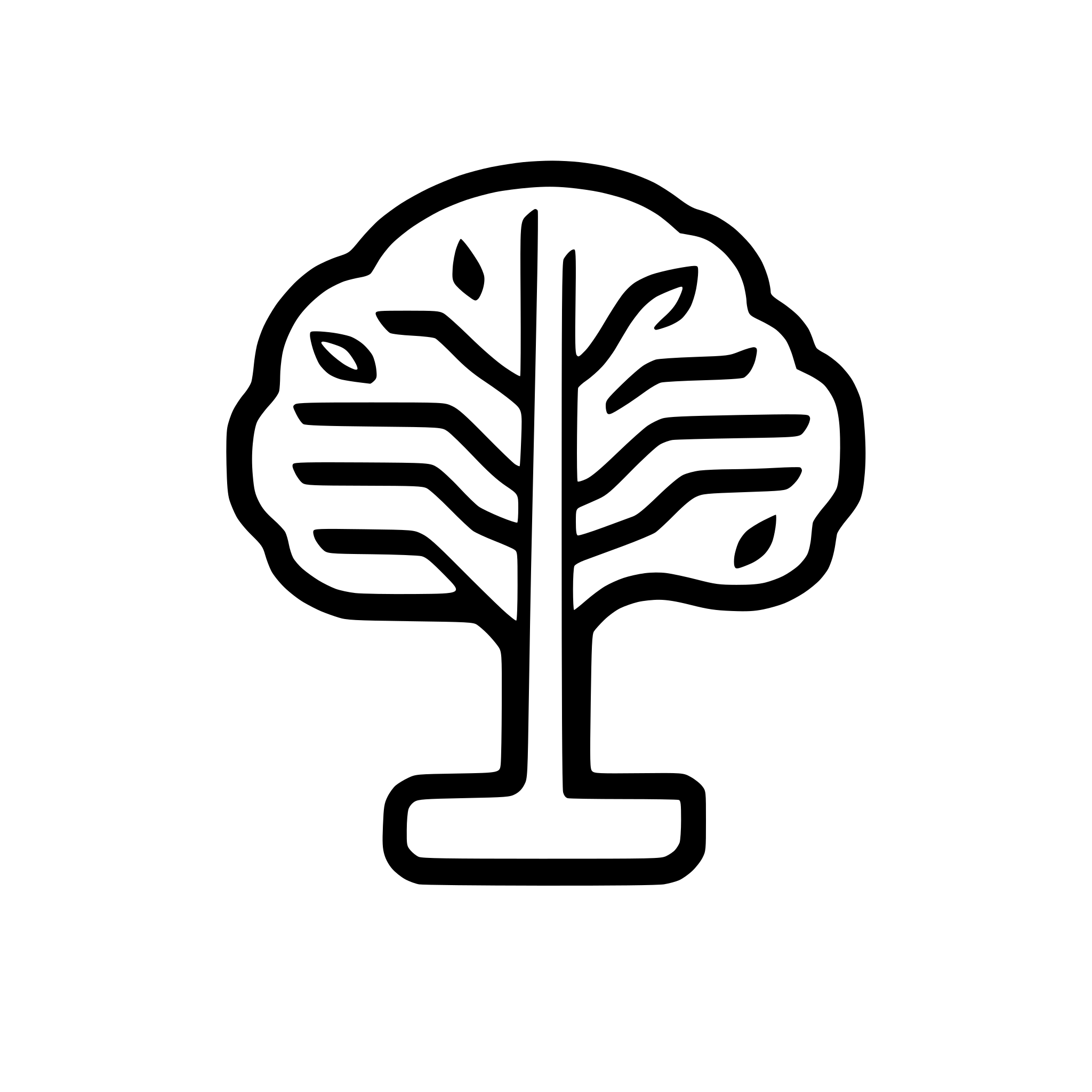 AI-generated SVG of a circuit tree tech icon