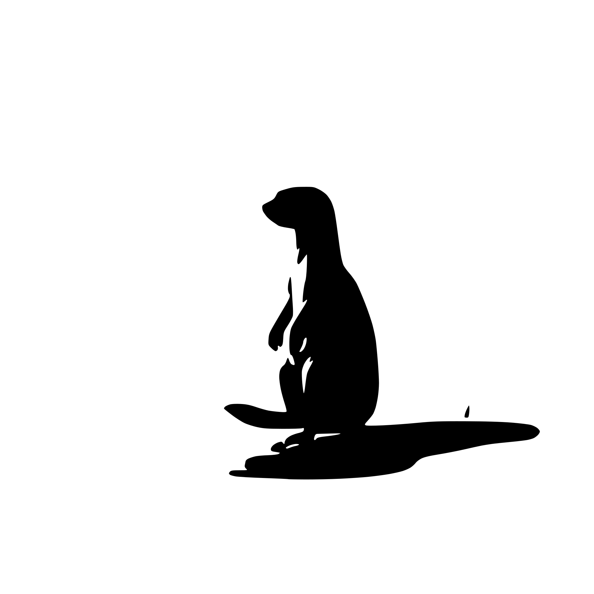 AI-generated SVG of a meerkat