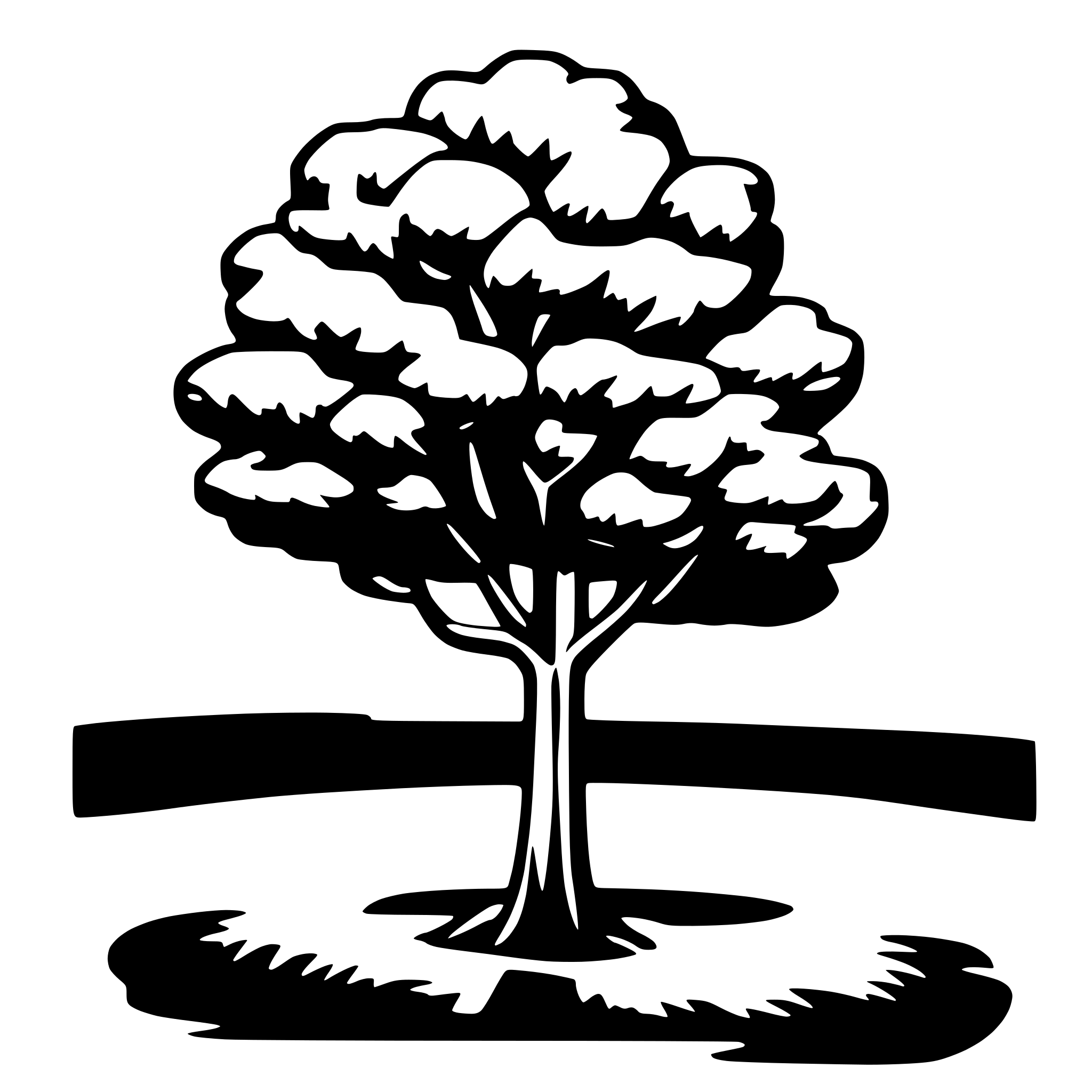 AI-generated SVG of a tree