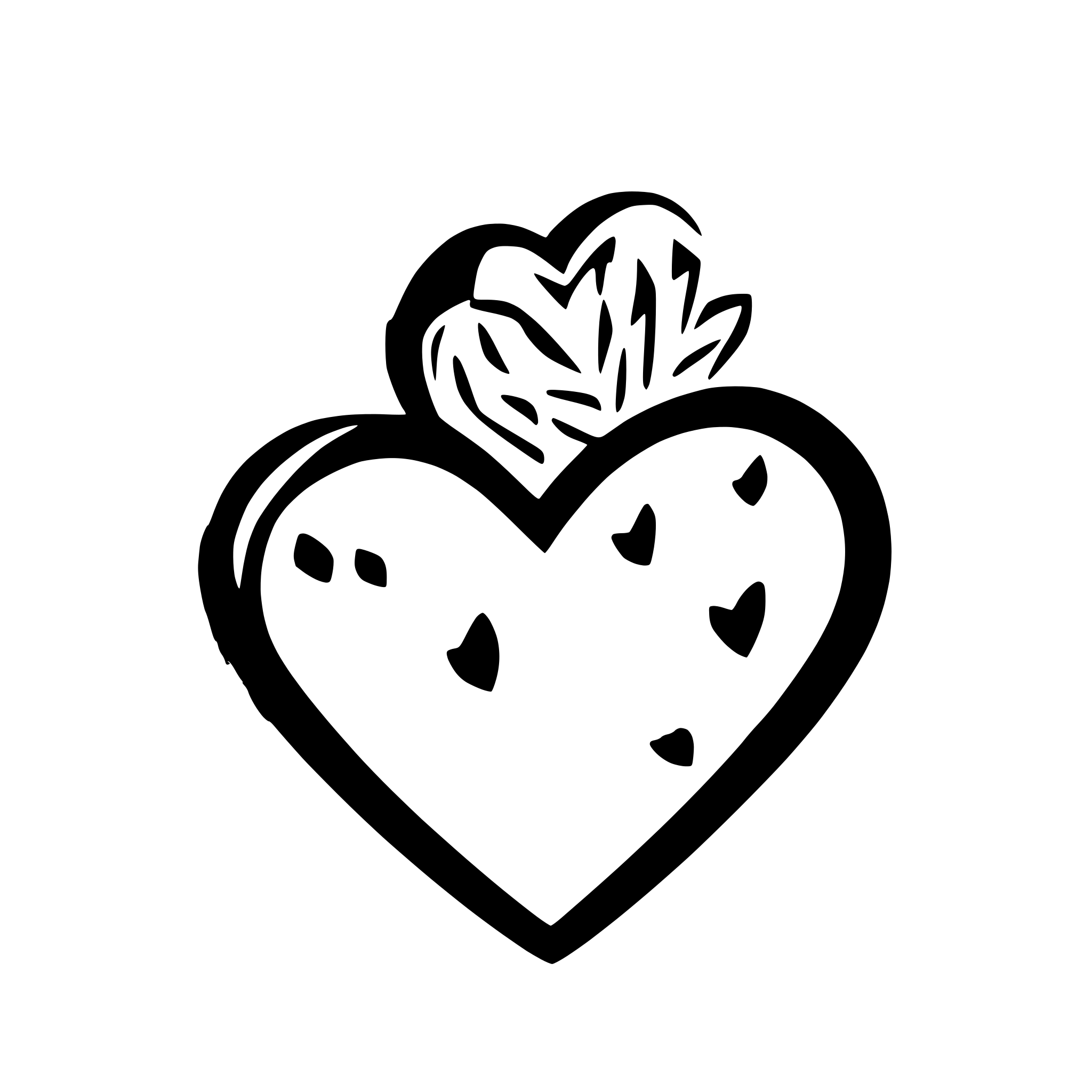 AI-generated SVG of 'hearts for valentine's day'