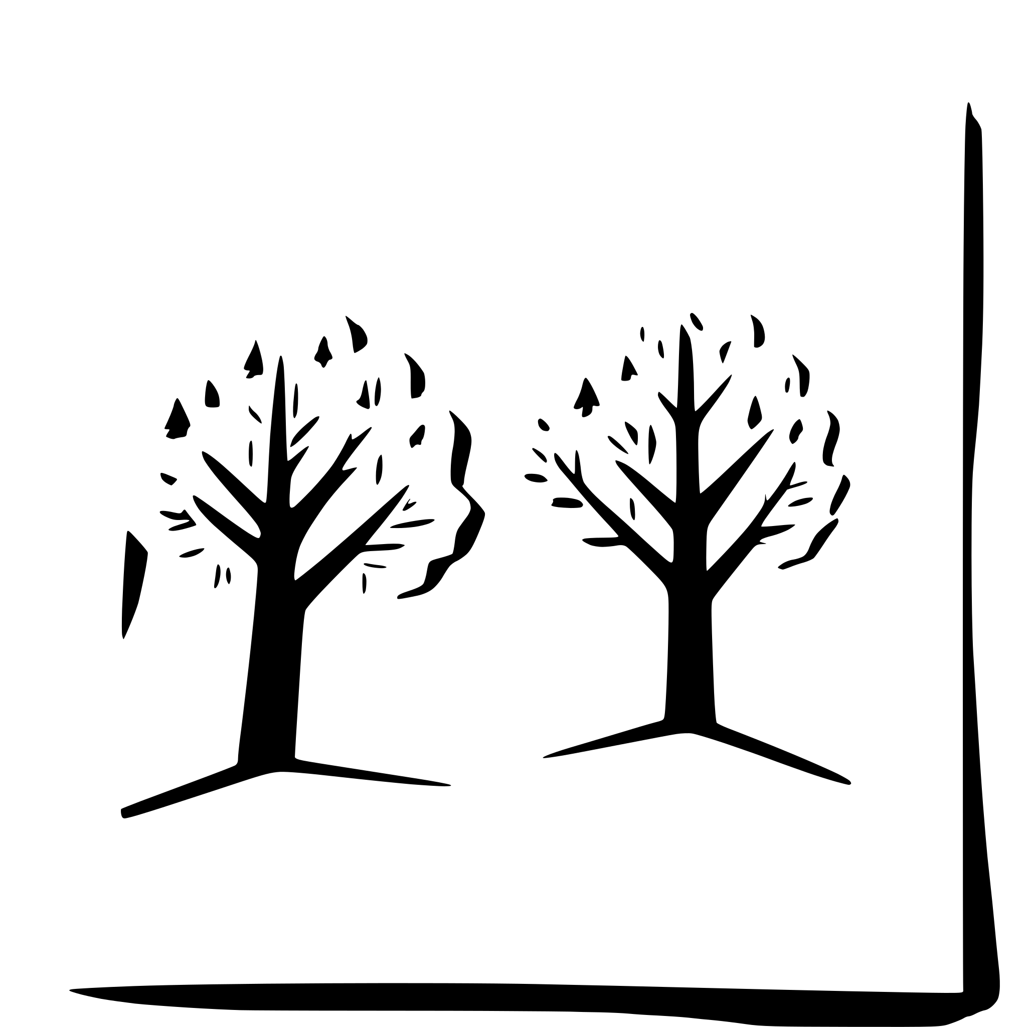 AI-generated SVG of a snowflakes falling on trees