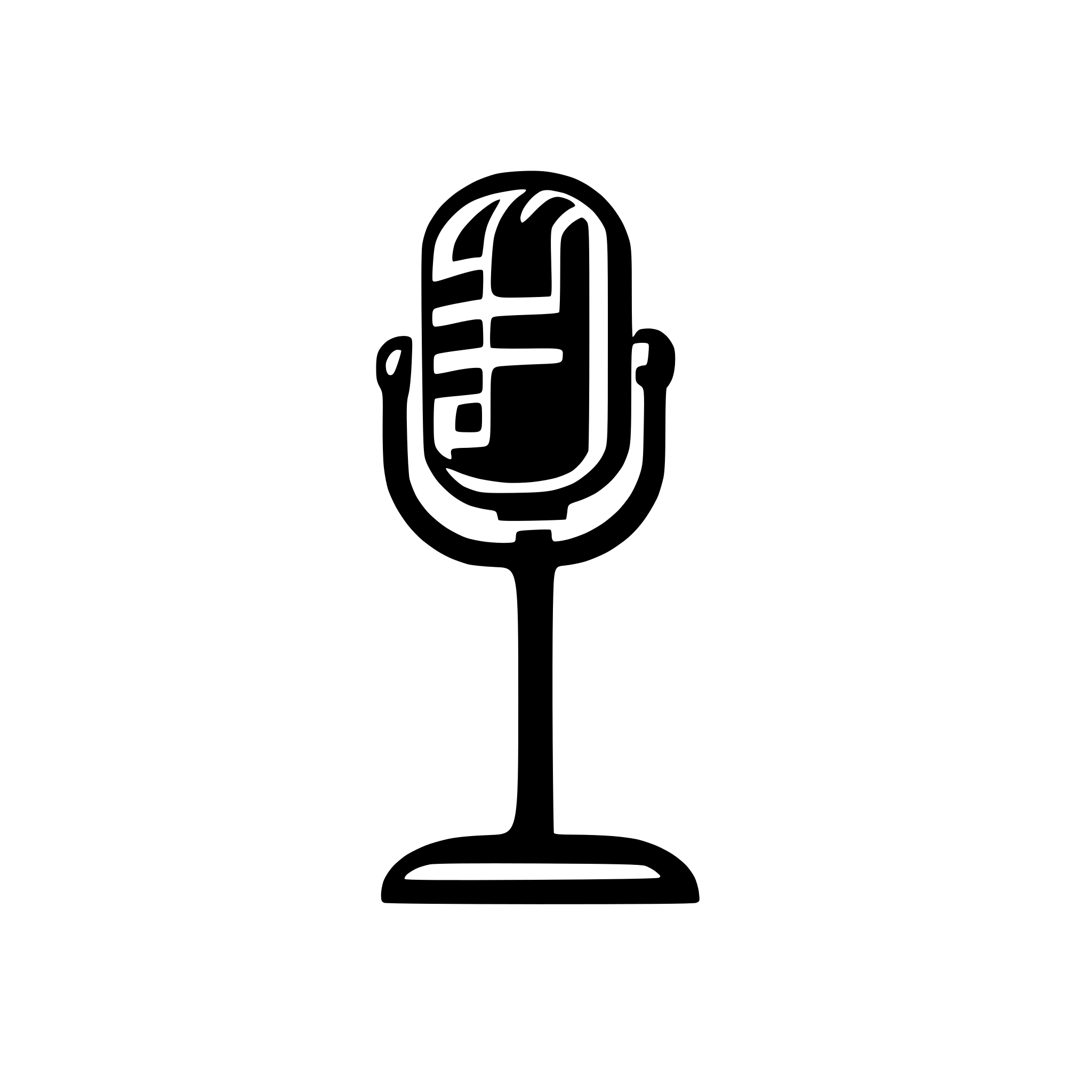 AI-generated SVG of a microphone icon