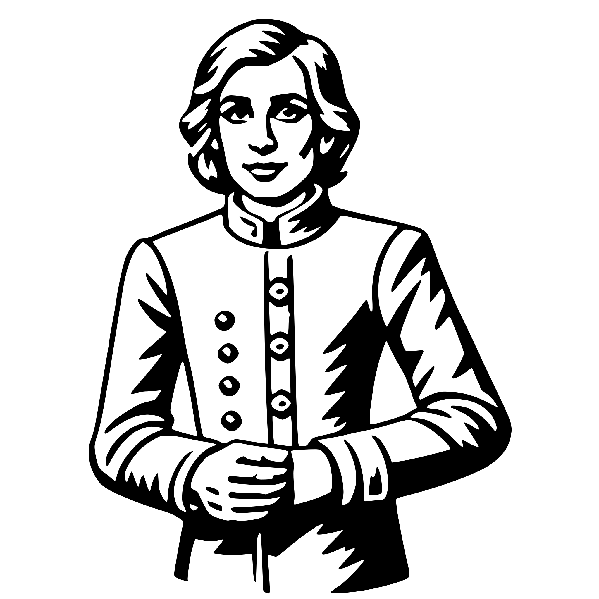AI-generated SVG of 'historian'