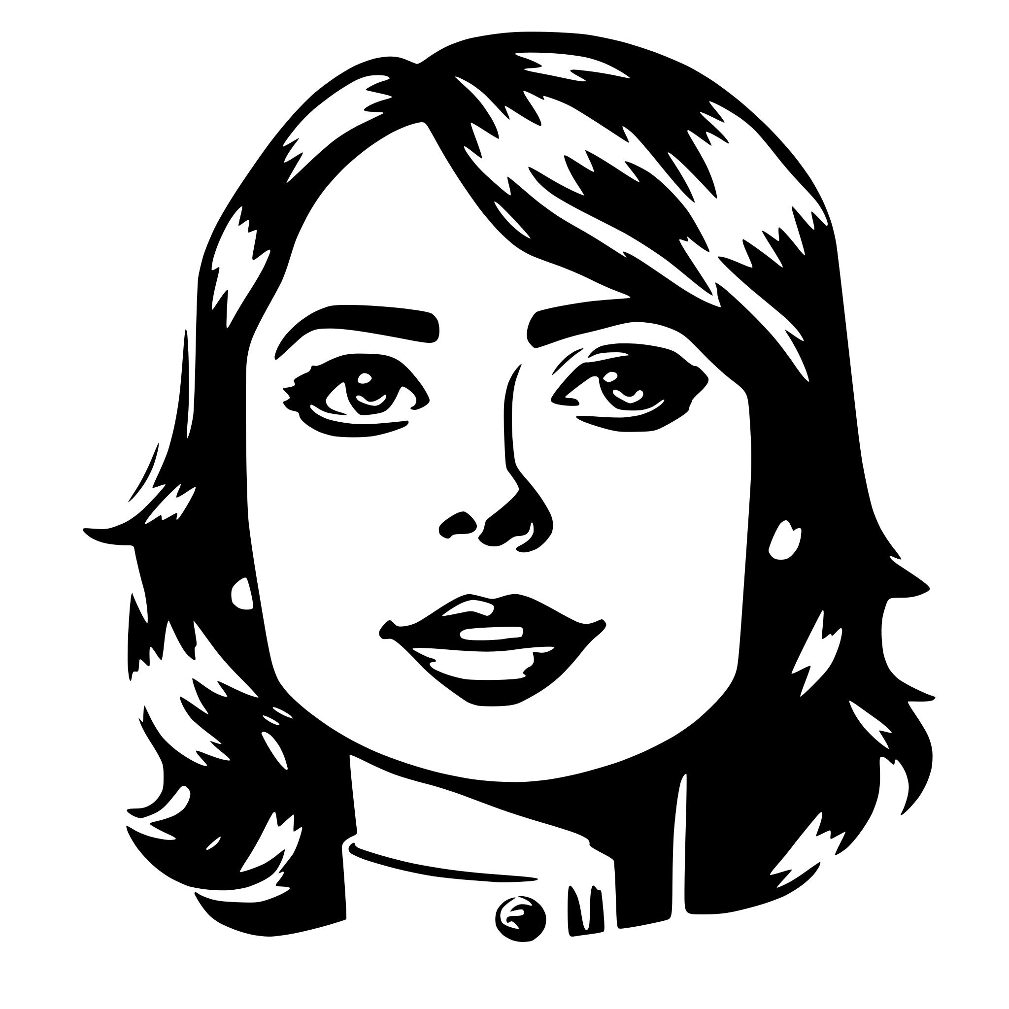 AI-generated SVG of 'M4IER'