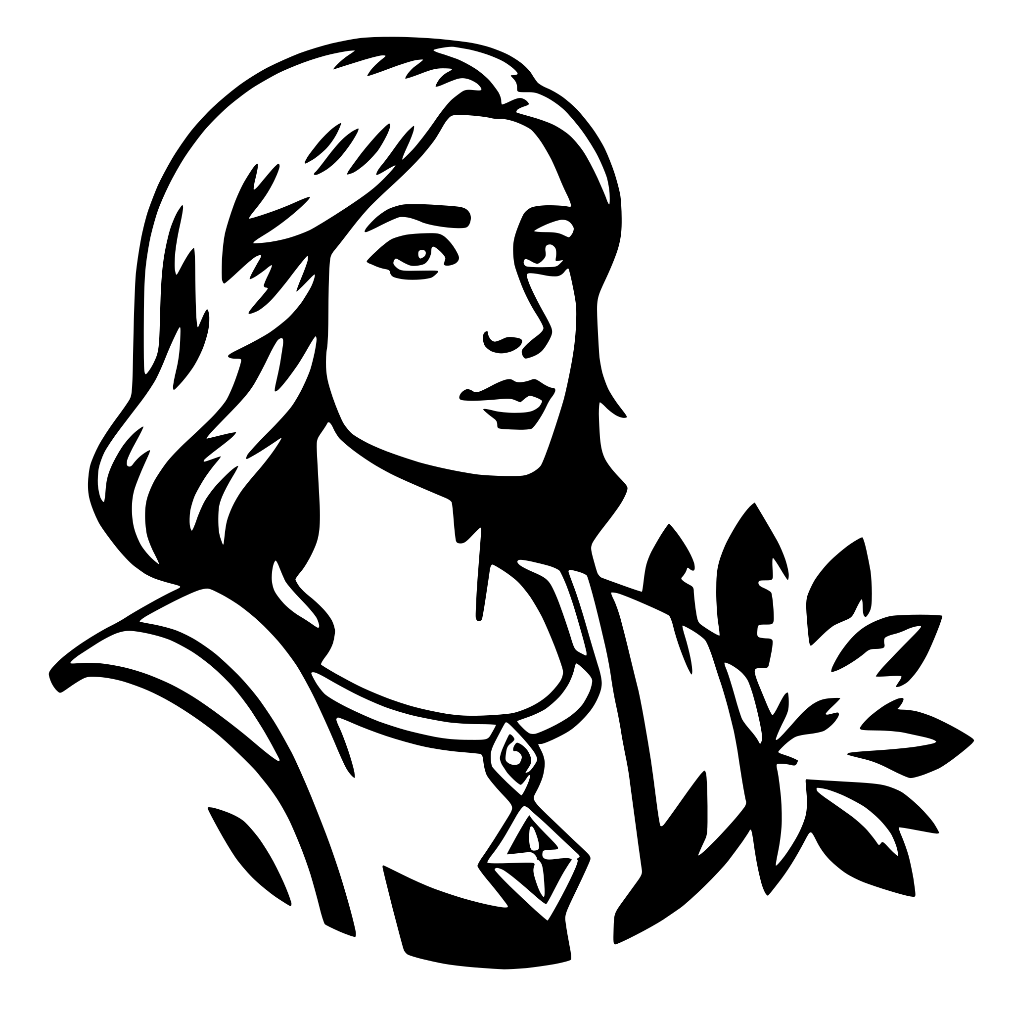 AI-generated SVG of 'arianrhod'