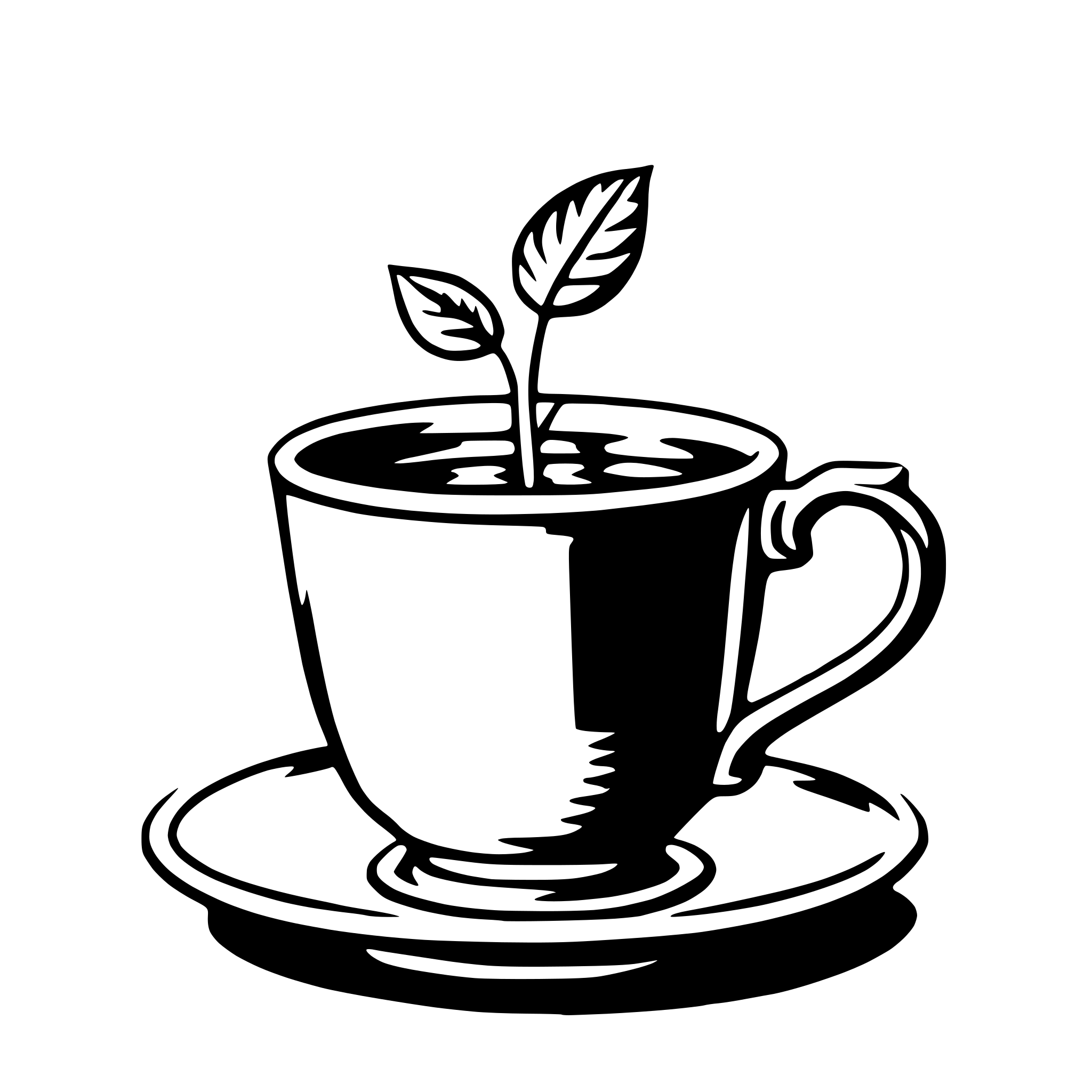AI-generated SVG of 'tea cup'