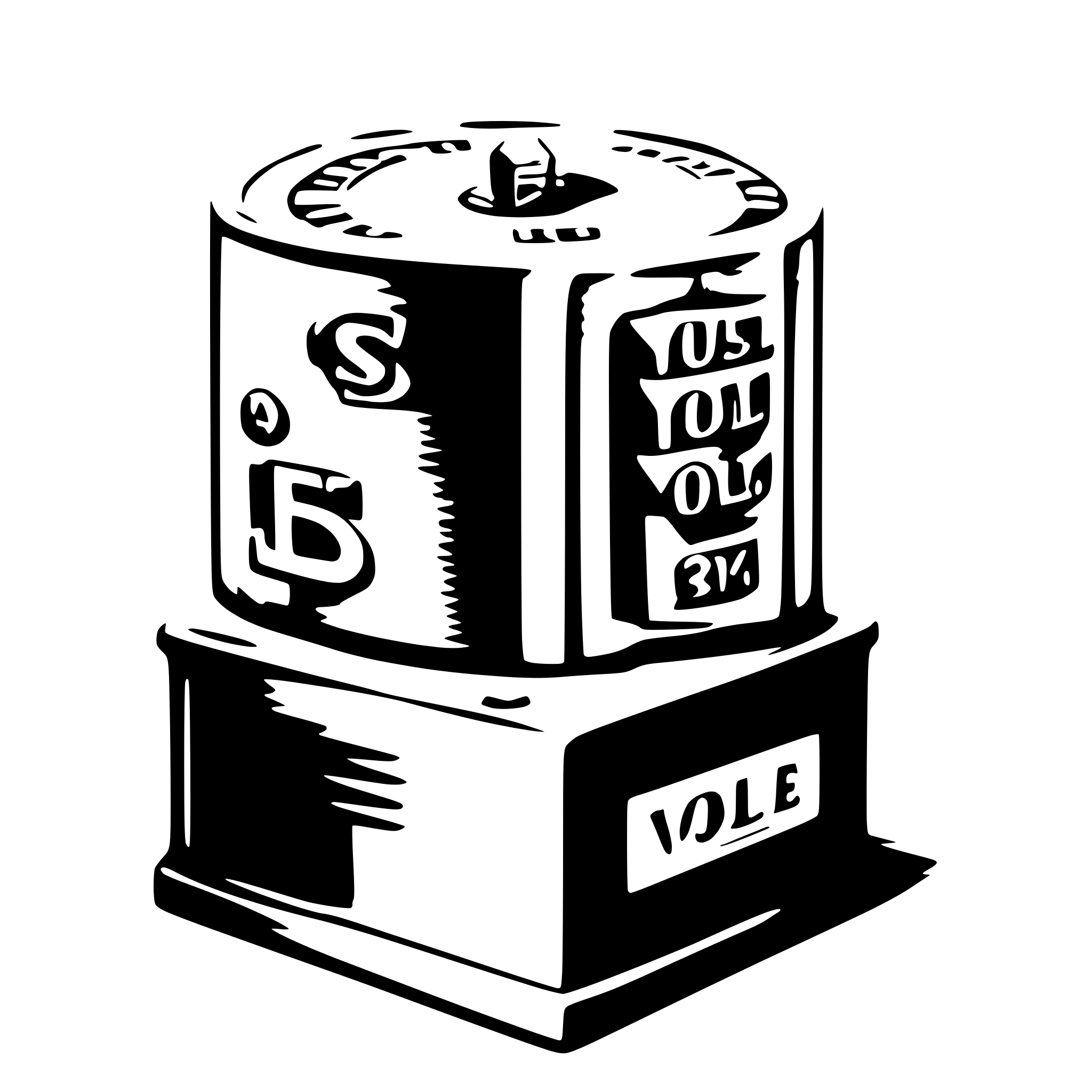 AI-generated SVG of a volume of stock in dollars