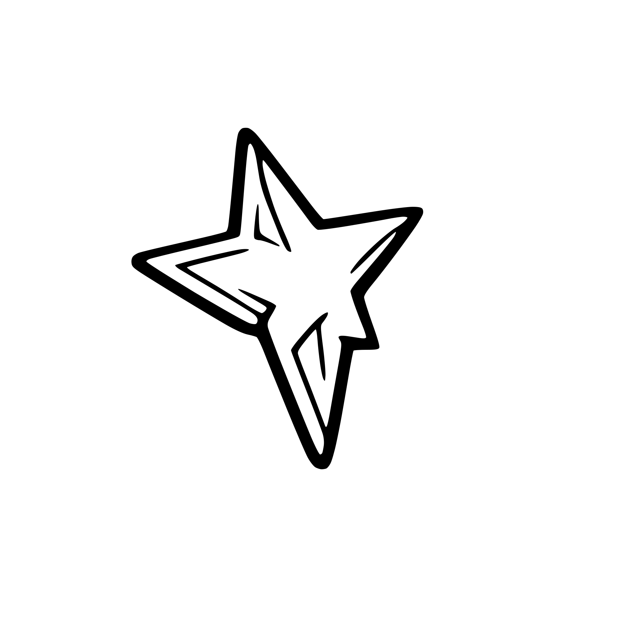 AI-generated SVG of a star